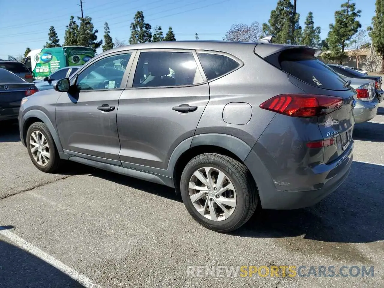 2 fotografías del automóvil dañado KM8J23A40LU081141 HYUNDAI TUCSON 2020