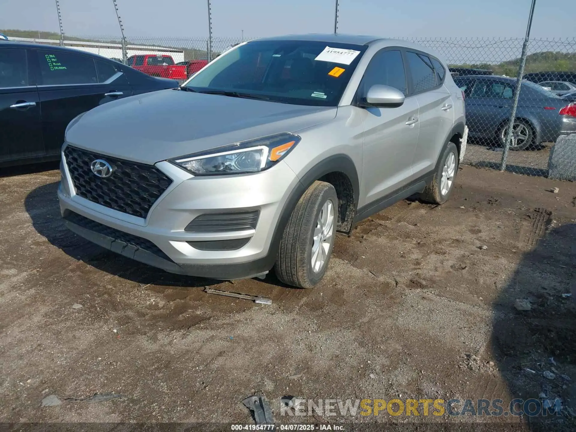 2 fotografías del automóvil dañado KM8J23A41LU140200 HYUNDAI TUCSON 2020