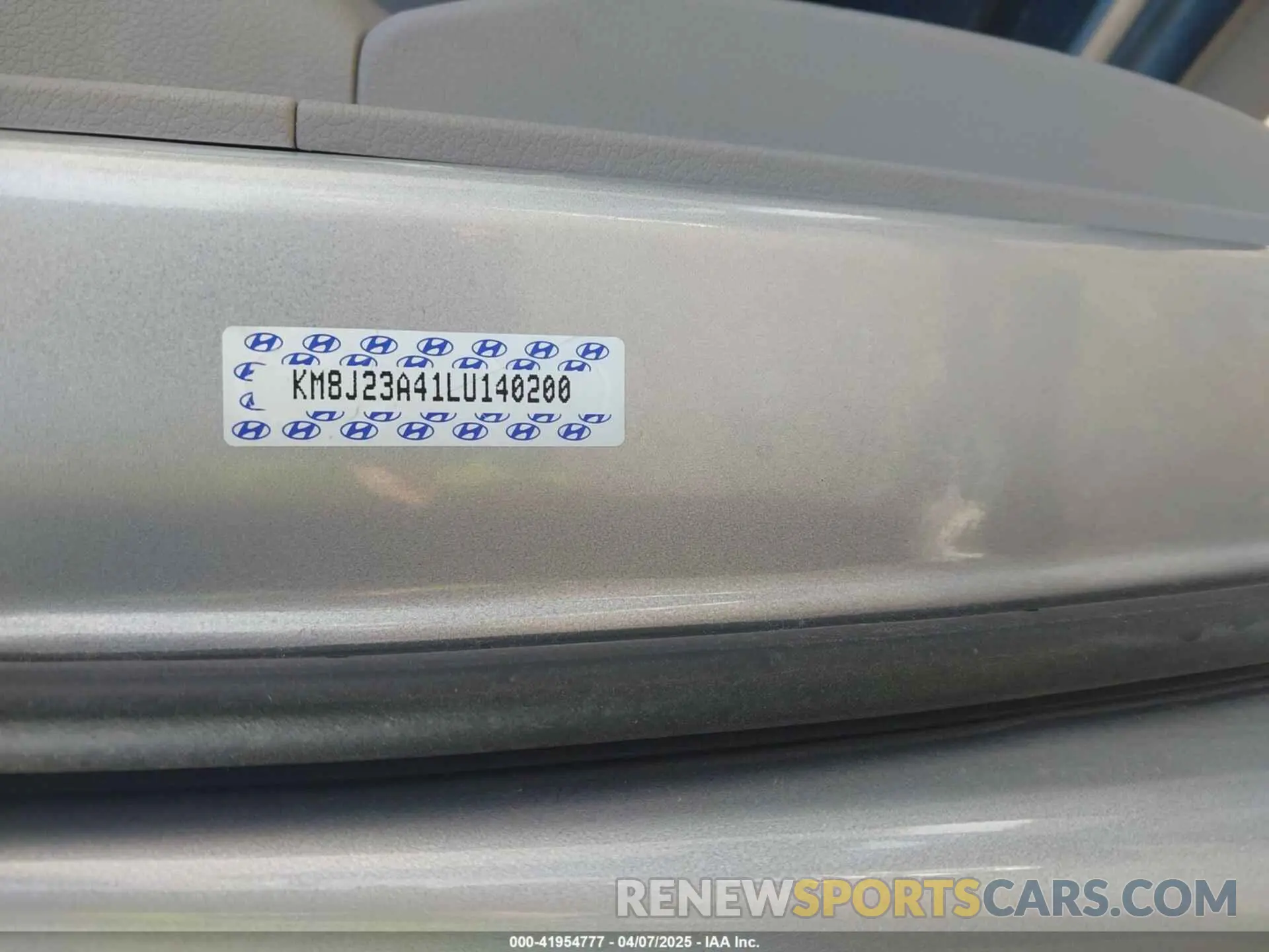 9 fotografías del automóvil dañado KM8J23A41LU140200 HYUNDAI TUCSON 2020