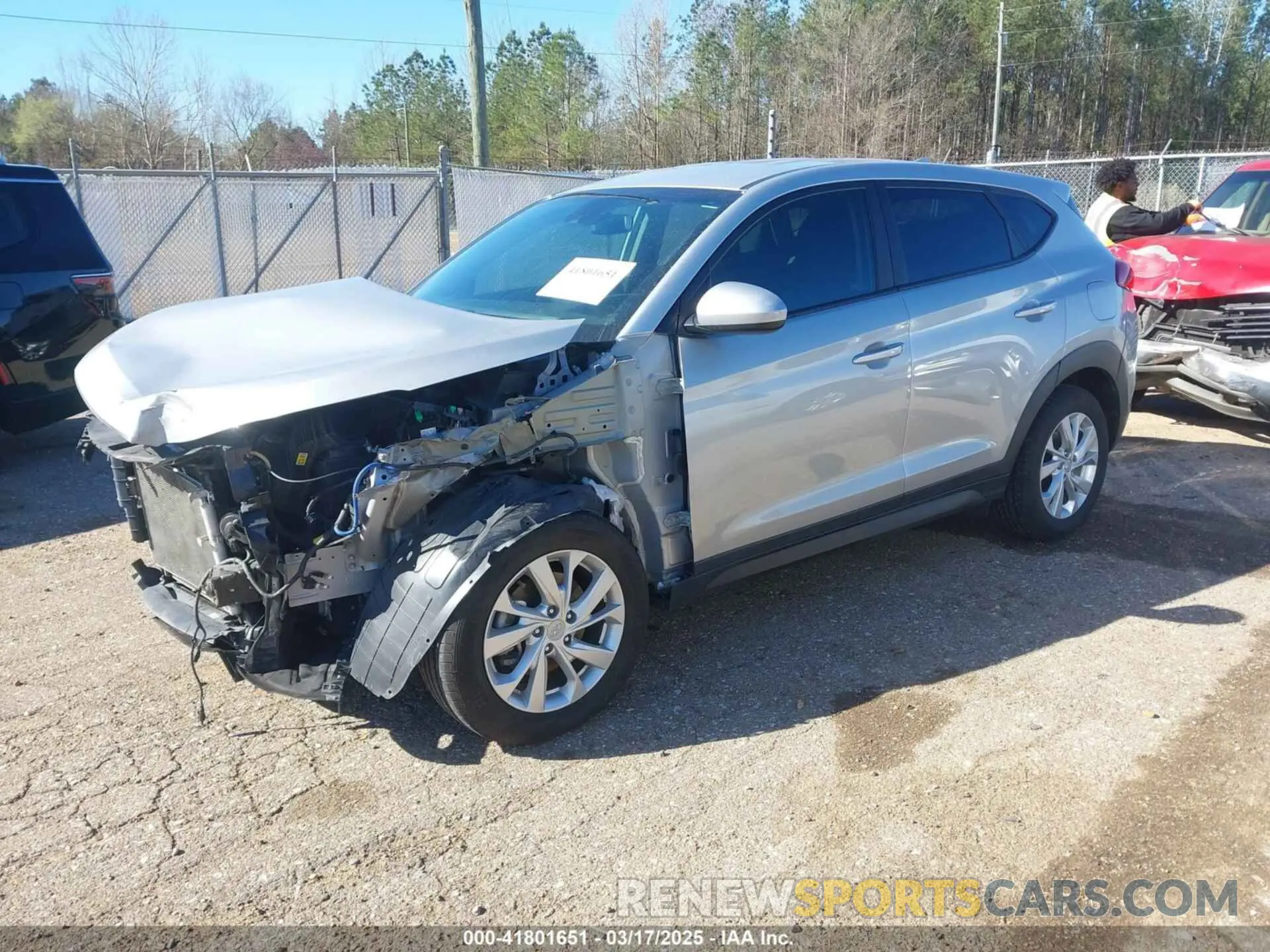 2 fotografías del automóvil dañado KM8J23A43LU235115 HYUNDAI TUCSON 2020
