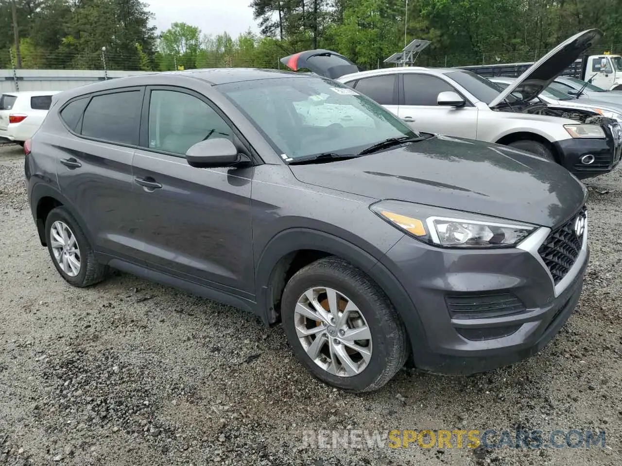 4 fotografías del automóvil dañado KM8J23A44LU101312 HYUNDAI TUCSON 2020