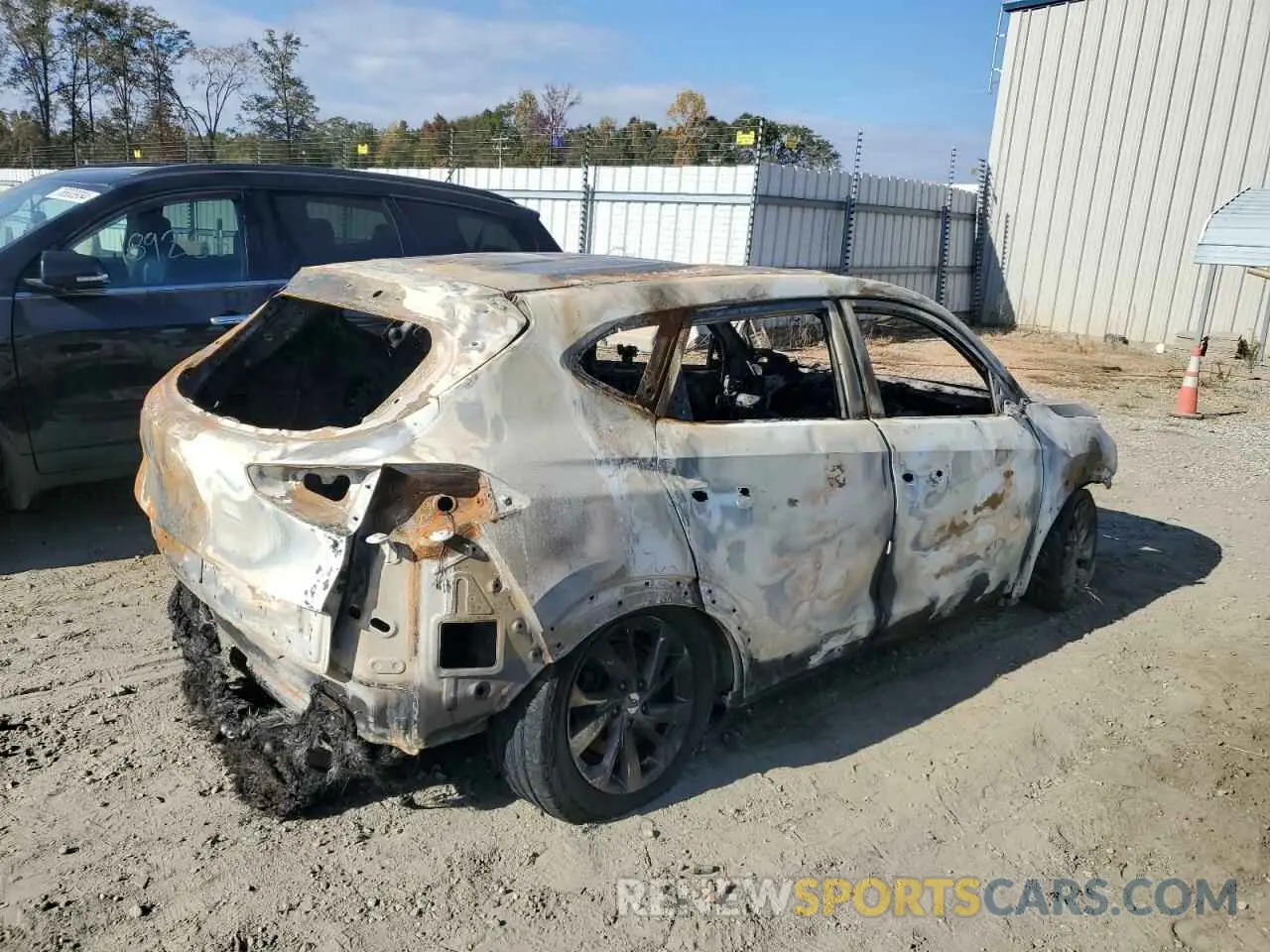 3 fotografías del automóvil dañado KM8J23A44LU184076 HYUNDAI TUCSON 2020