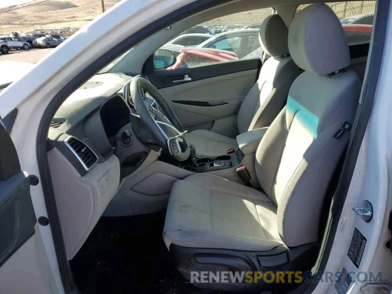 7 fotografías del automóvil dañado KM8J23A44LU212717 HYUNDAI TUCSON 2020