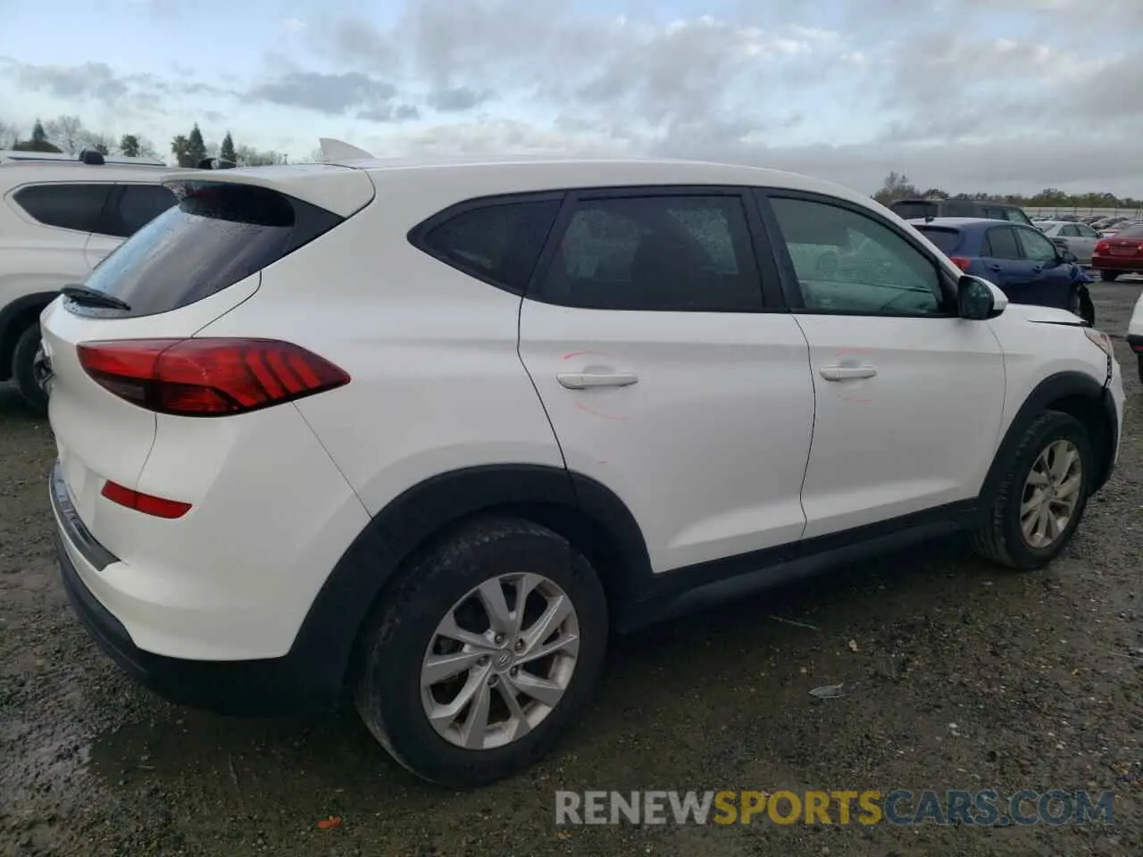3 fotografías del automóvil dañado KM8J23A46LU189439 HYUNDAI TUCSON 2020
