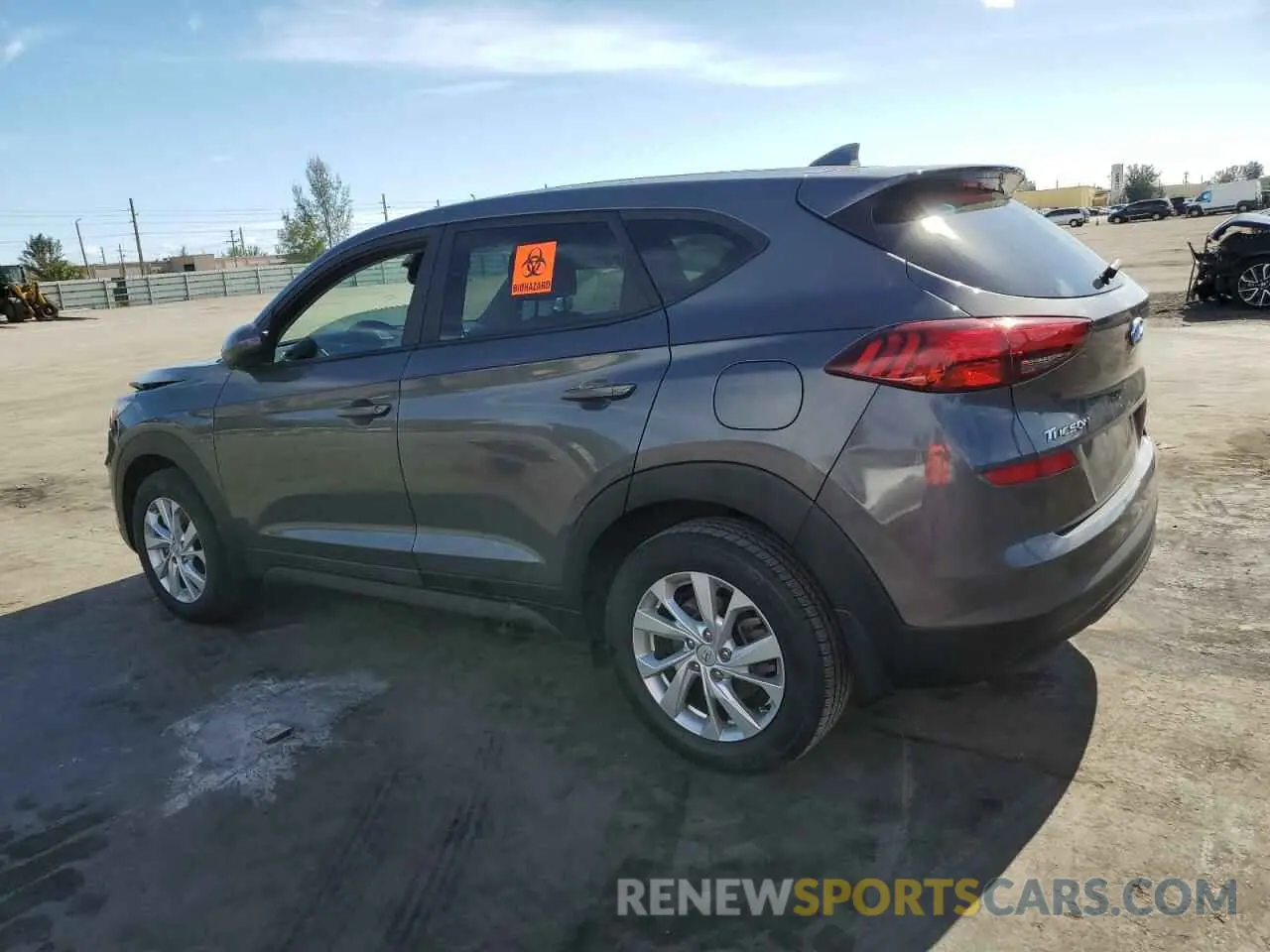 2 fotografías del automóvil dañado KM8J23A47LU129265 HYUNDAI TUCSON 2020