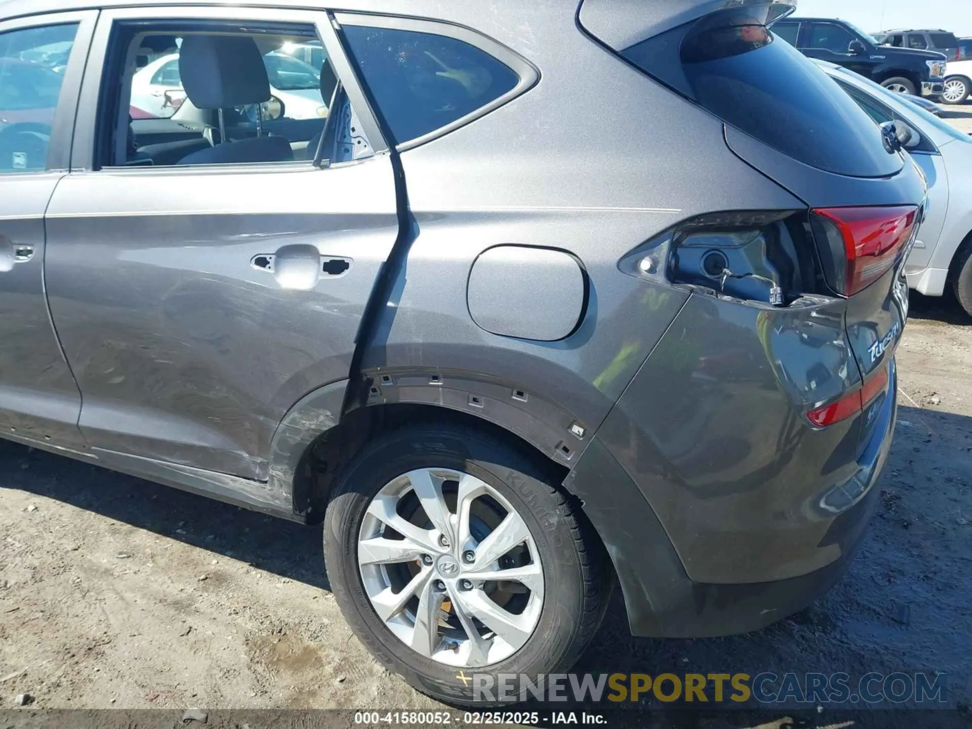 6 fotografías del automóvil dañado KM8J23A48LU140565 HYUNDAI TUCSON 2020