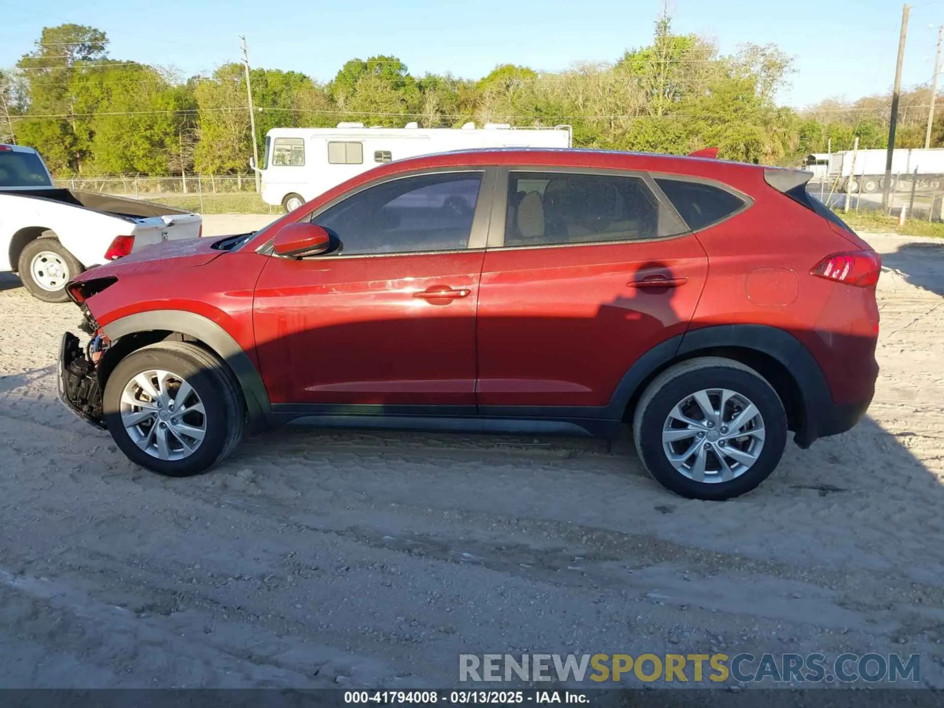 14 fotografías del automóvil dañado KM8J23A49LU243641 HYUNDAI TUCSON 2020