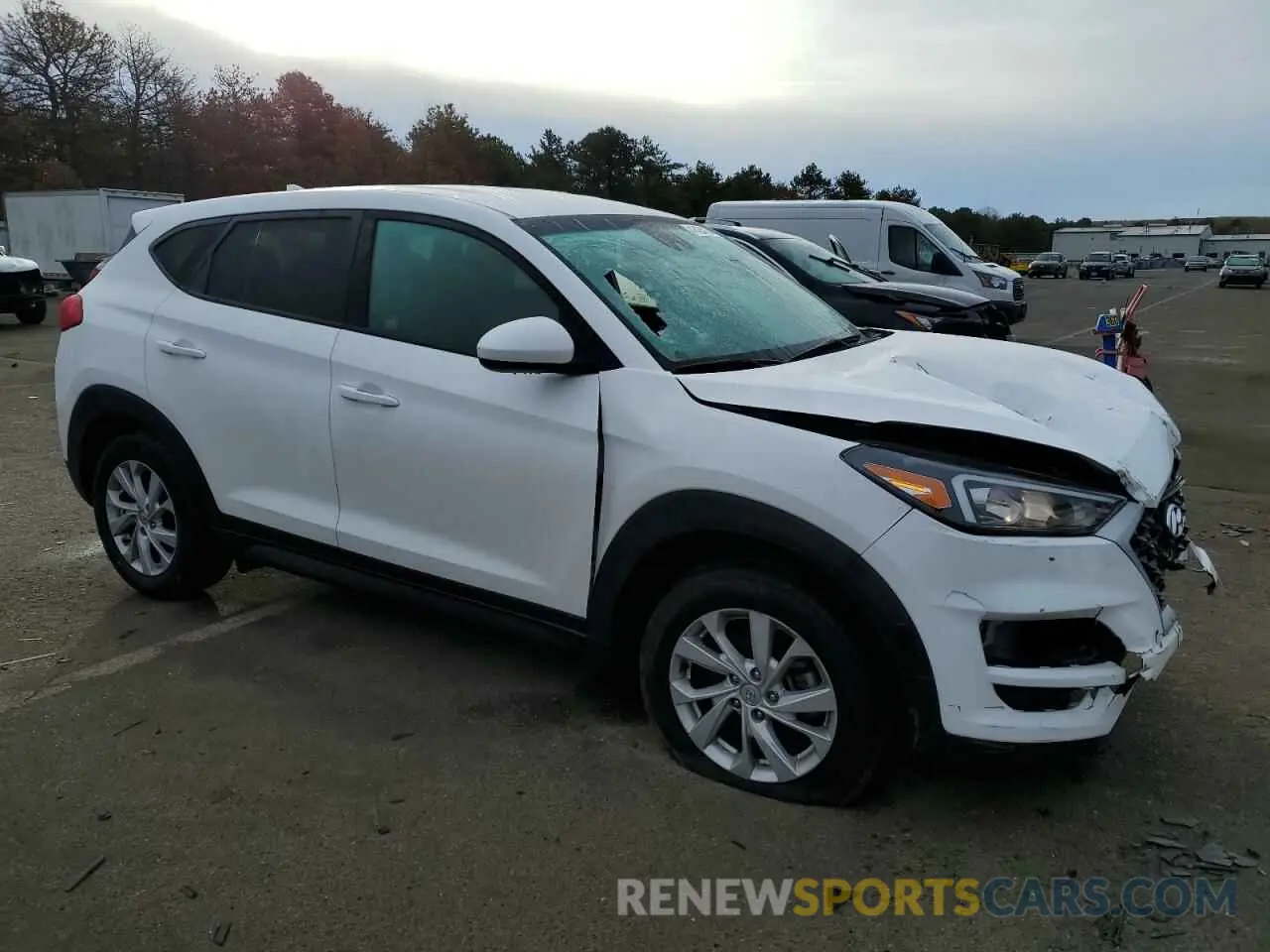 4 fotografías del automóvil dañado KM8J2CA40LU117426 HYUNDAI TUCSON 2020