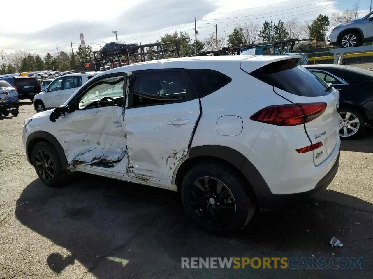 2 fotografías del automóvil dañado KM8J2CA40LU241051 HYUNDAI TUCSON 2020