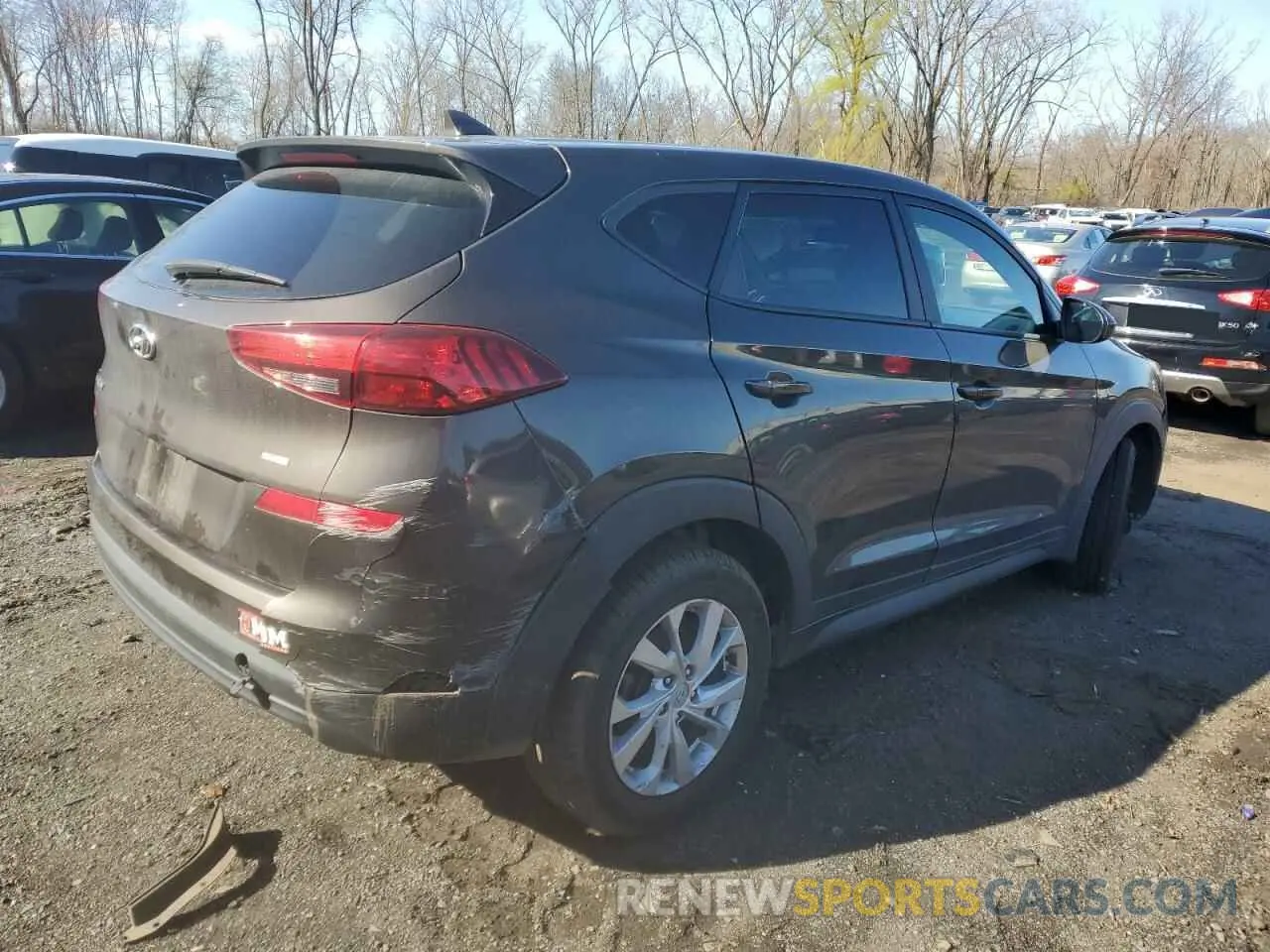 3 fotografías del automóvil dañado KM8J2CA41LU146384 HYUNDAI TUCSON 2020