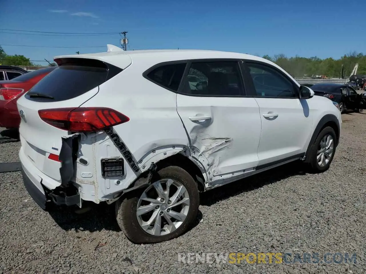 3 fotografías del automóvil dañado KM8J2CA41LU157465 HYUNDAI TUCSON 2020
