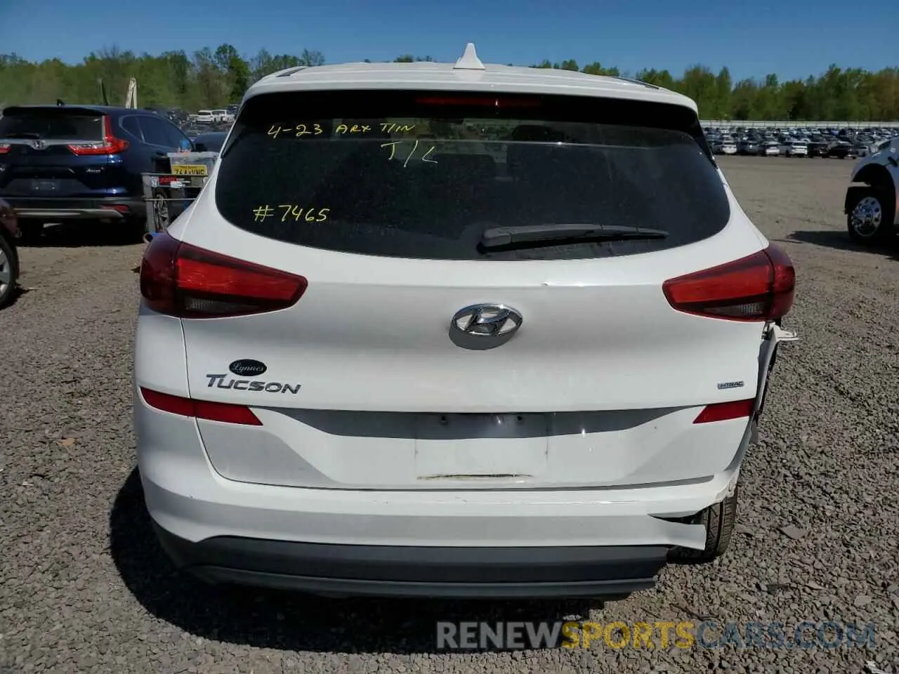 6 fotografías del automóvil dañado KM8J2CA41LU157465 HYUNDAI TUCSON 2020