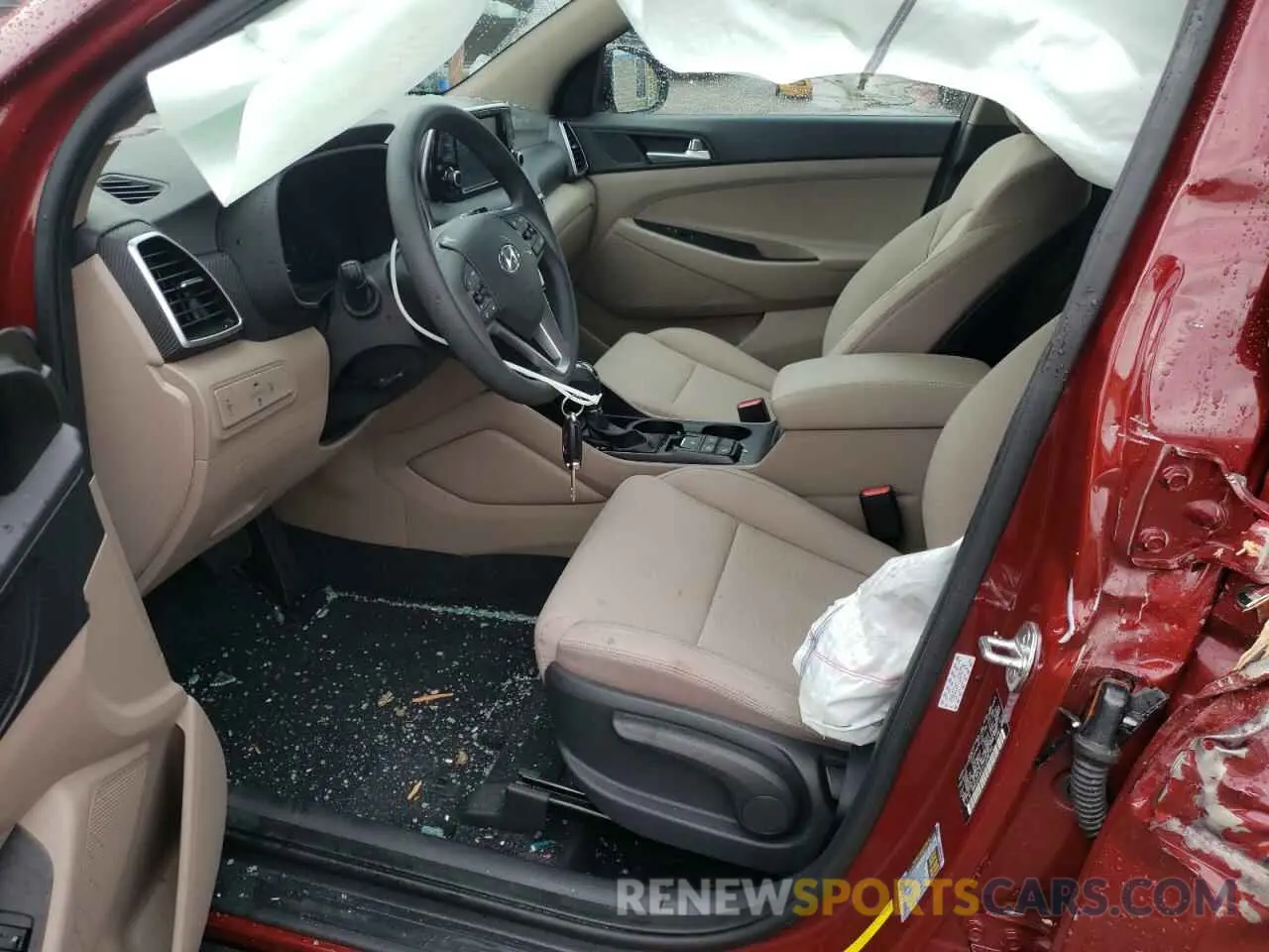 7 fotografías del automóvil dañado KM8J2CA41LU246730 HYUNDAI TUCSON 2020