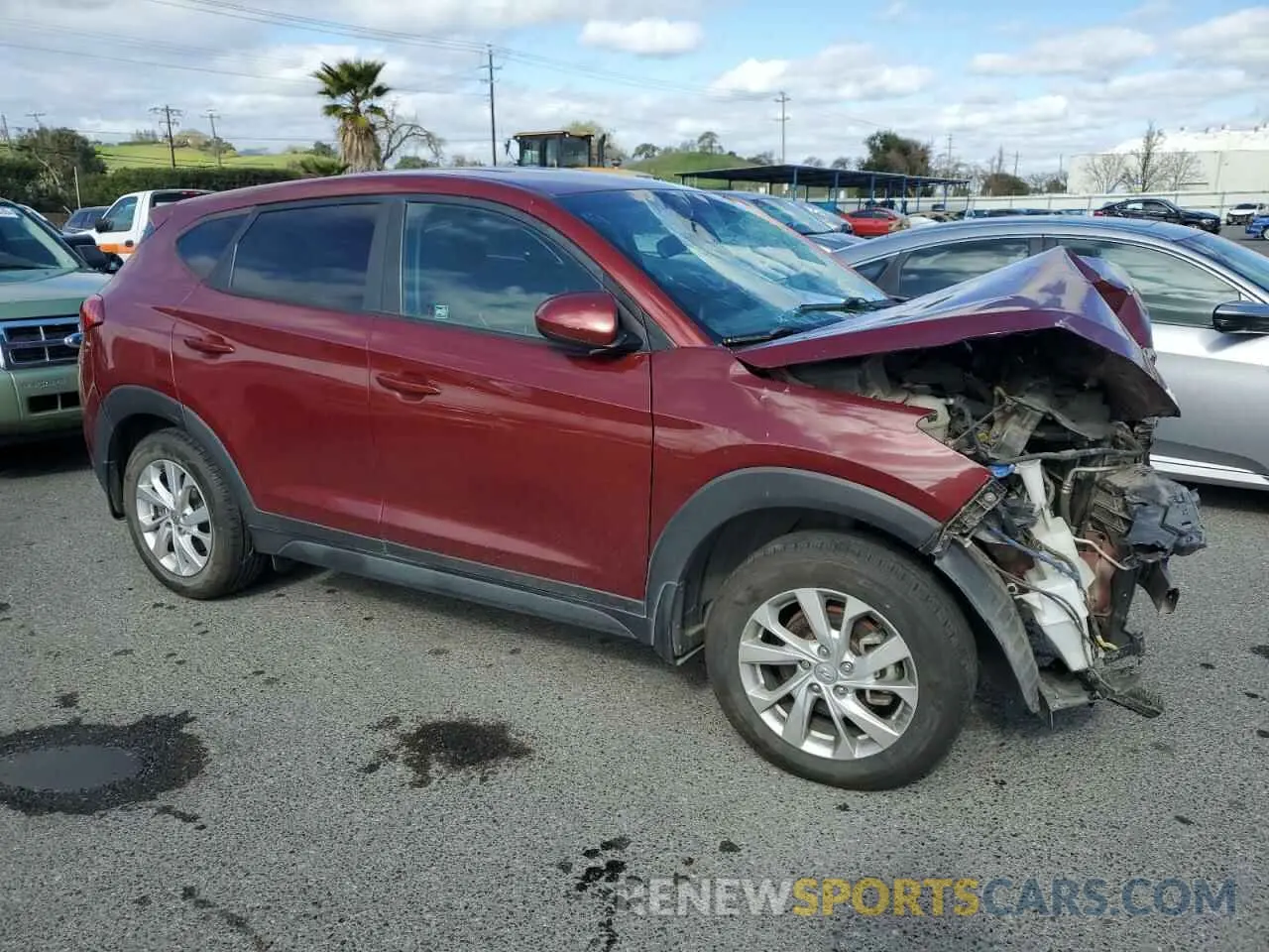 4 fotografías del automóvil dañado KM8J2CA42LU088592 HYUNDAI TUCSON 2020