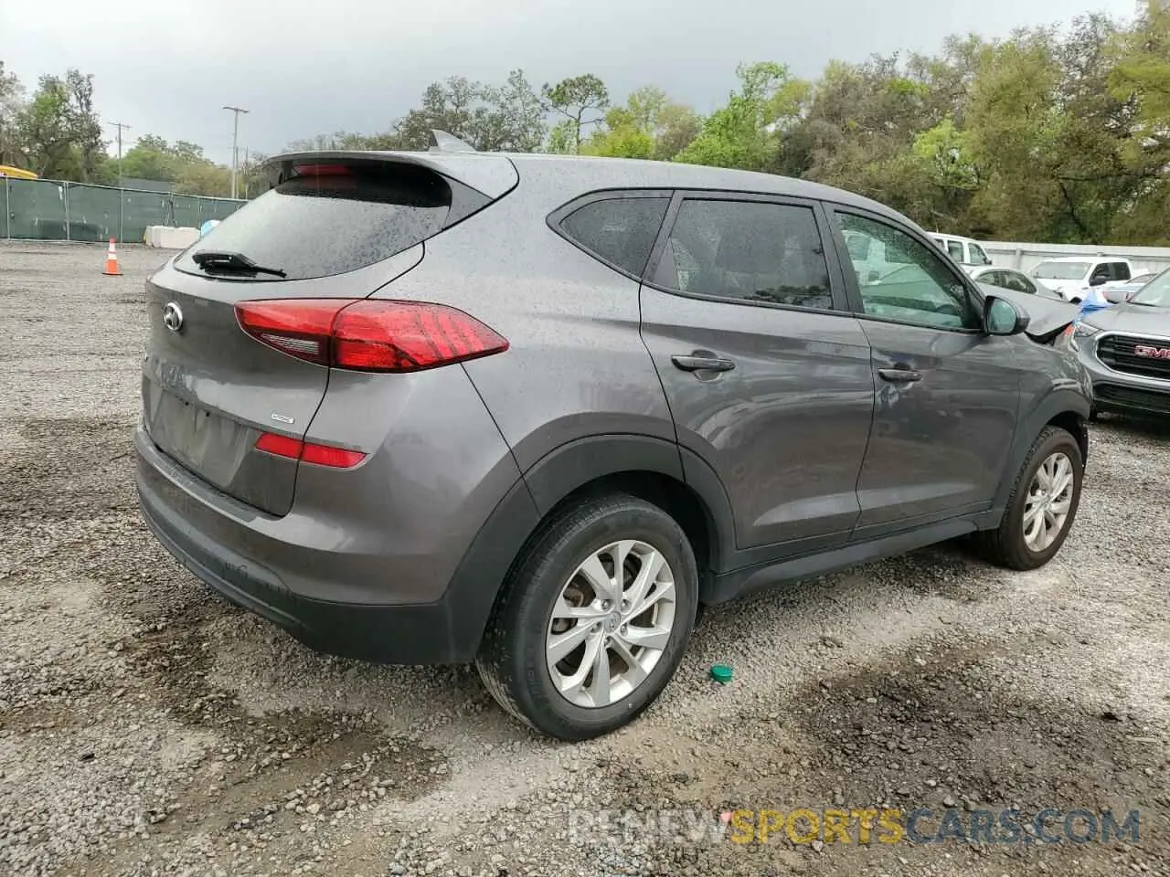 3 fotografías del automóvil dañado KM8J2CA43LU099083 HYUNDAI TUCSON 2020