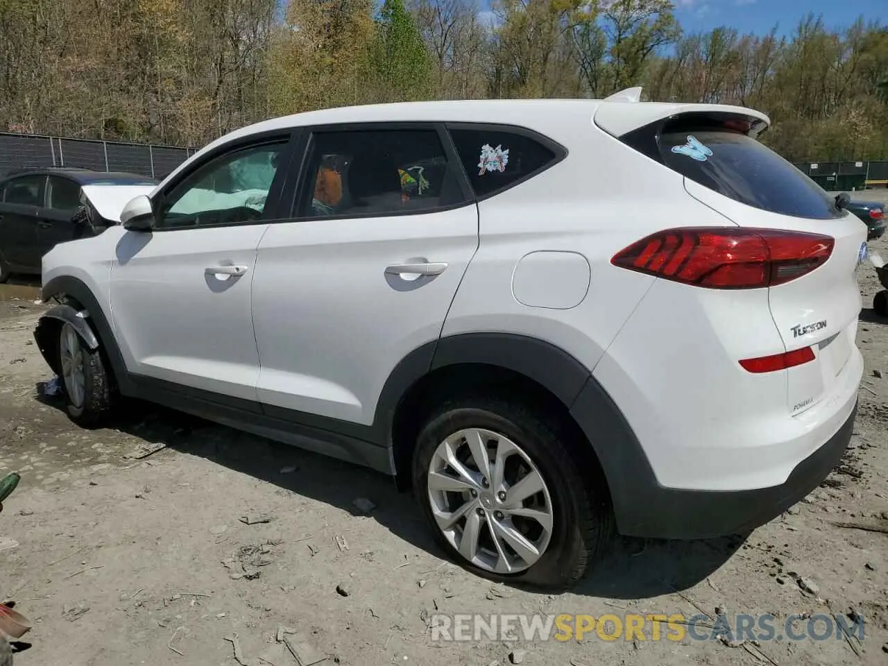 2 fotografías del automóvil dañado KM8J2CA43LU133054 HYUNDAI TUCSON 2020