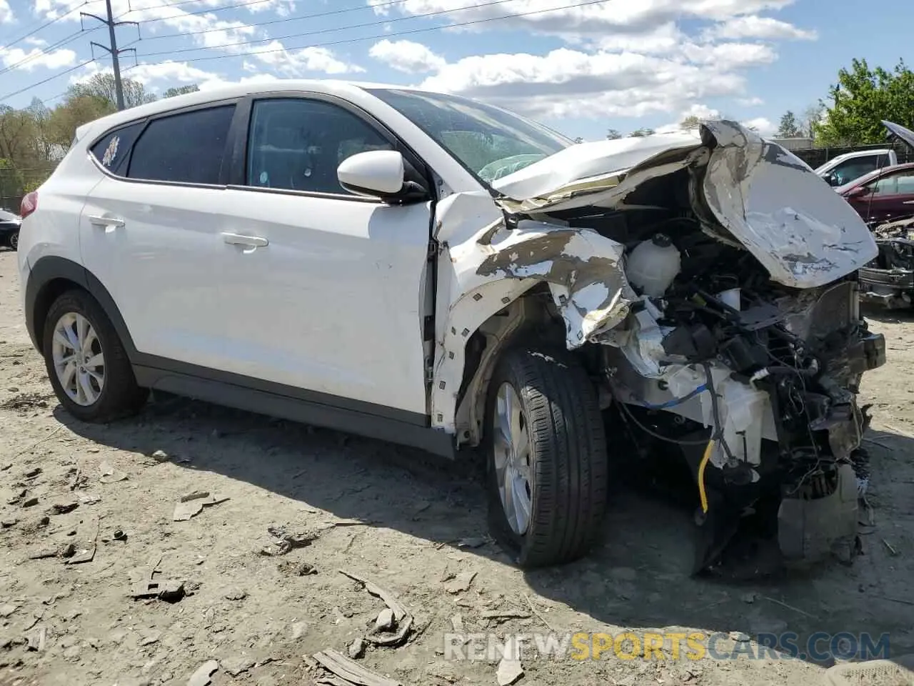 4 fotografías del automóvil dañado KM8J2CA43LU133054 HYUNDAI TUCSON 2020