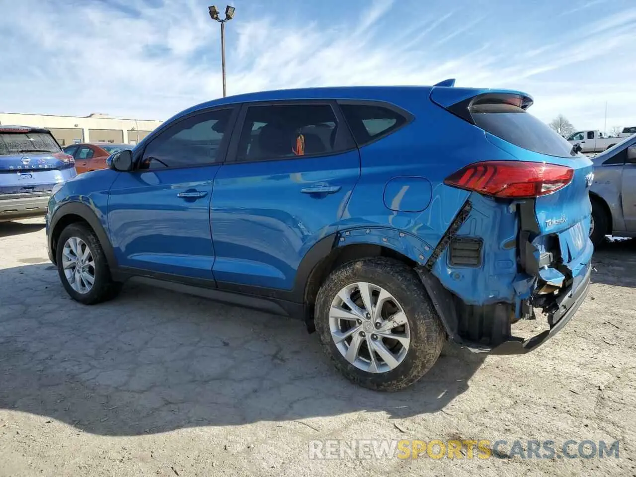 2 fotografías del automóvil dañado KM8J2CA43LU172873 HYUNDAI TUCSON 2020