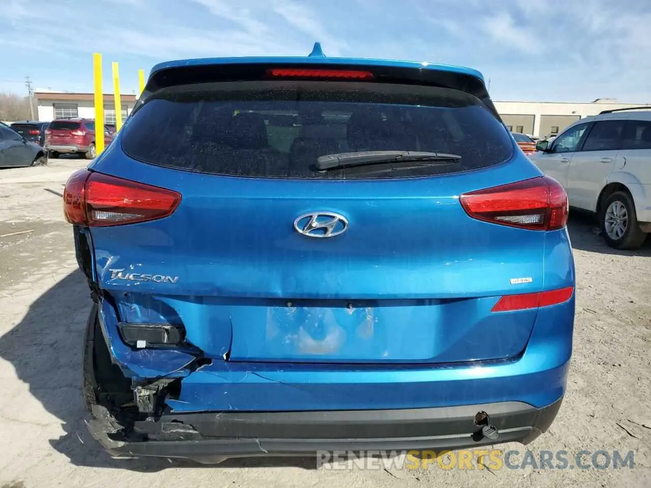 6 fotografías del automóvil dañado KM8J2CA43LU172873 HYUNDAI TUCSON 2020