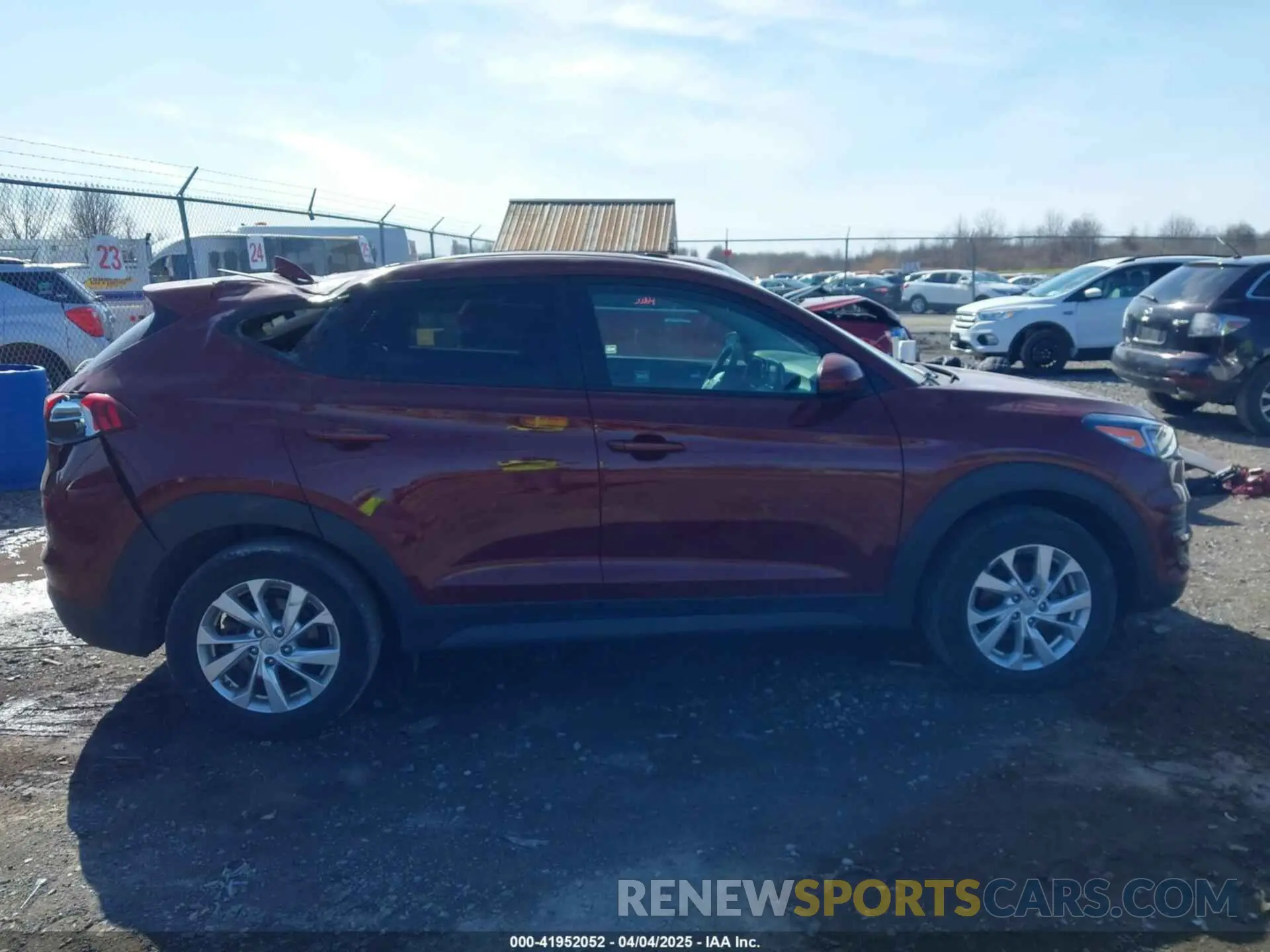 13 fotografías del automóvil dañado KM8J2CA43LU241383 HYUNDAI TUCSON 2020