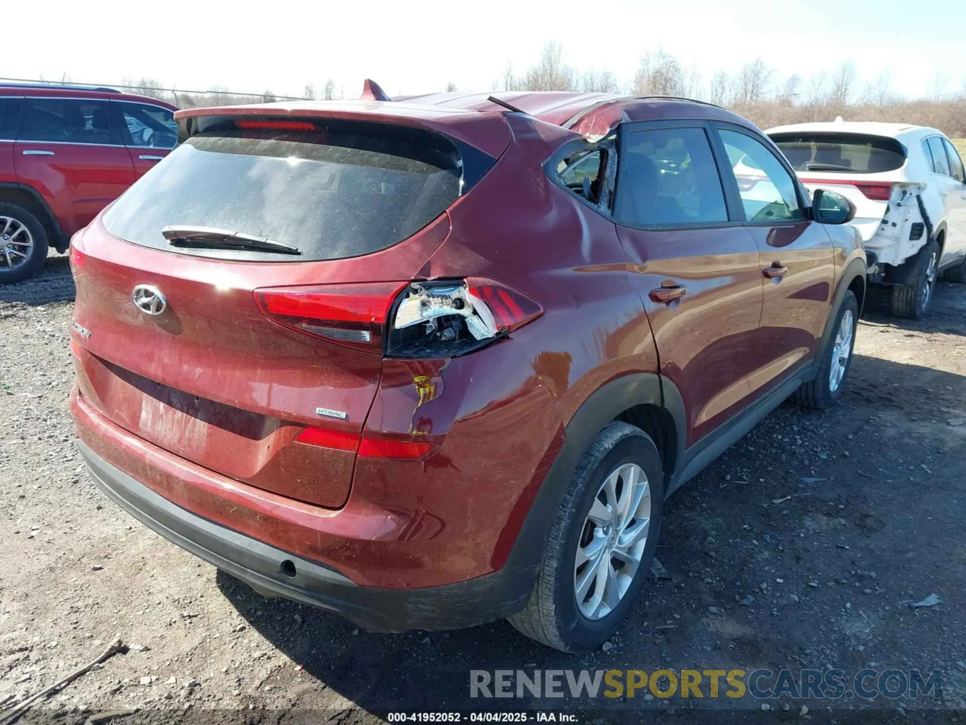 4 fotografías del automóvil dañado KM8J2CA43LU241383 HYUNDAI TUCSON 2020