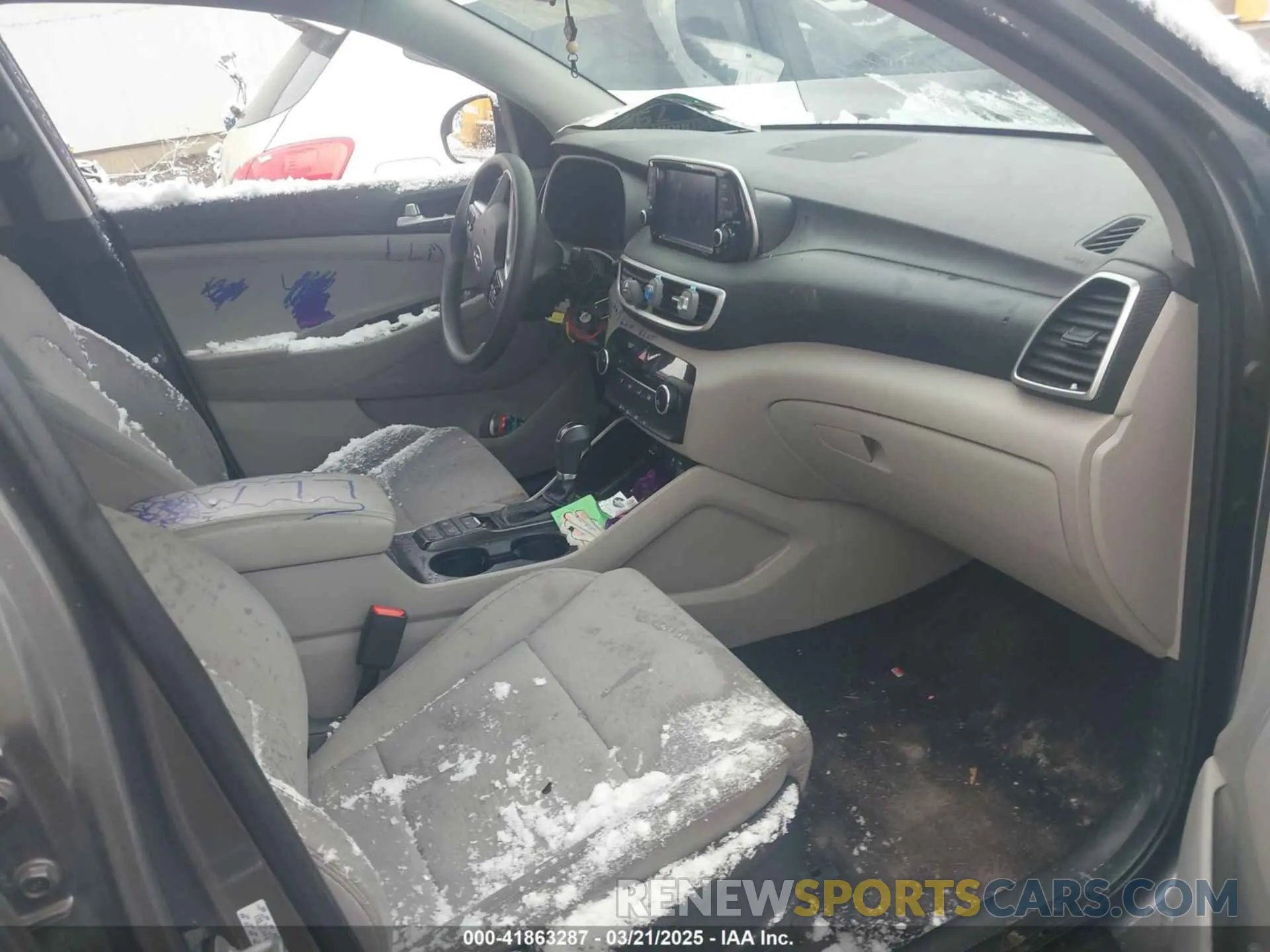 5 fotografías del automóvil dañado KM8J2CA44LU138893 HYUNDAI TUCSON 2020