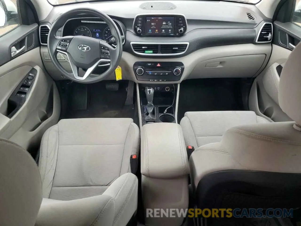 8 fotografías del automóvil dañado KM8J2CA49LU204466 HYUNDAI TUCSON 2020