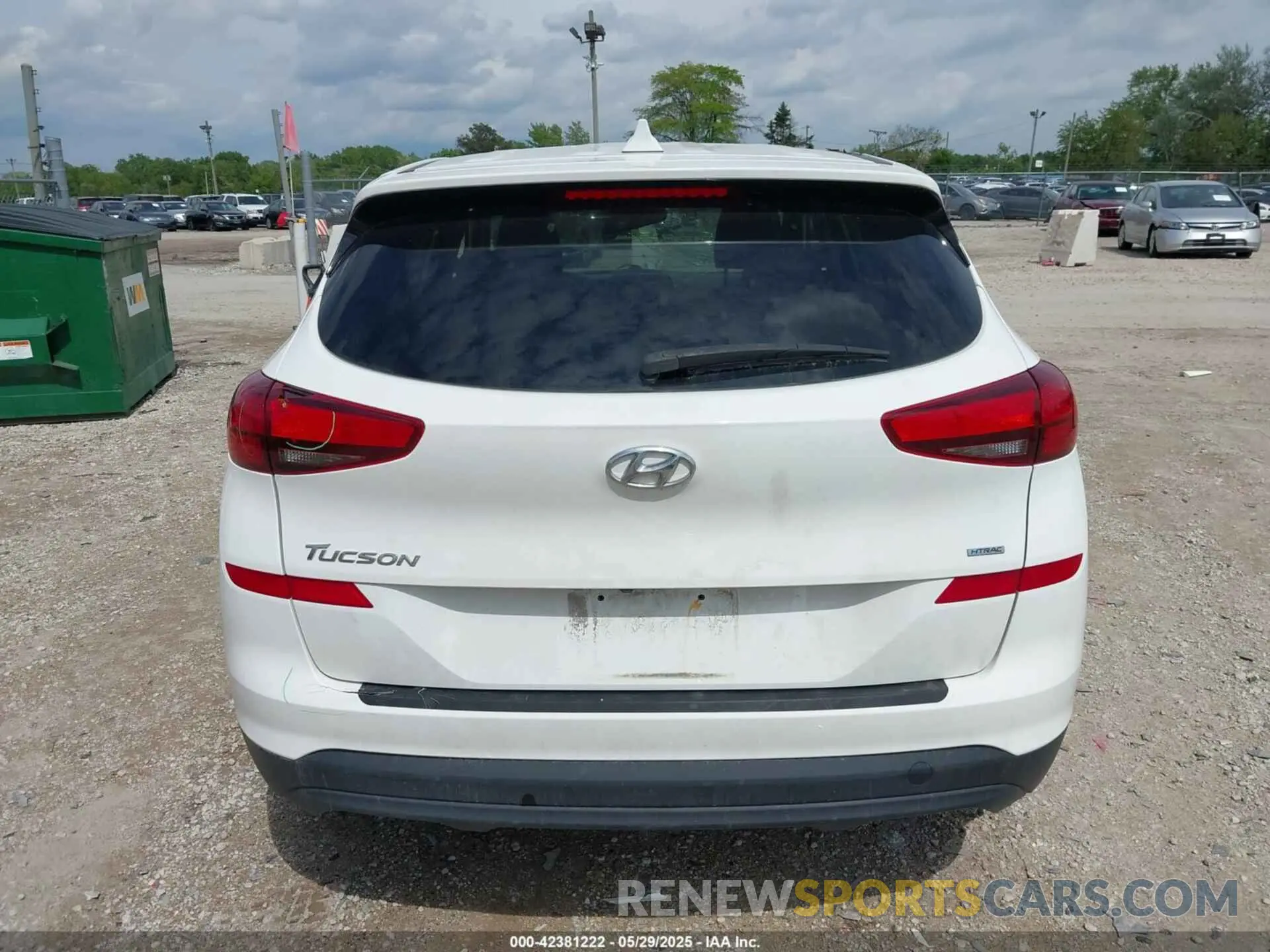 15 fotografías del automóvil dañado KM8J2CA4XLU246502 HYUNDAI TUCSON 2020
