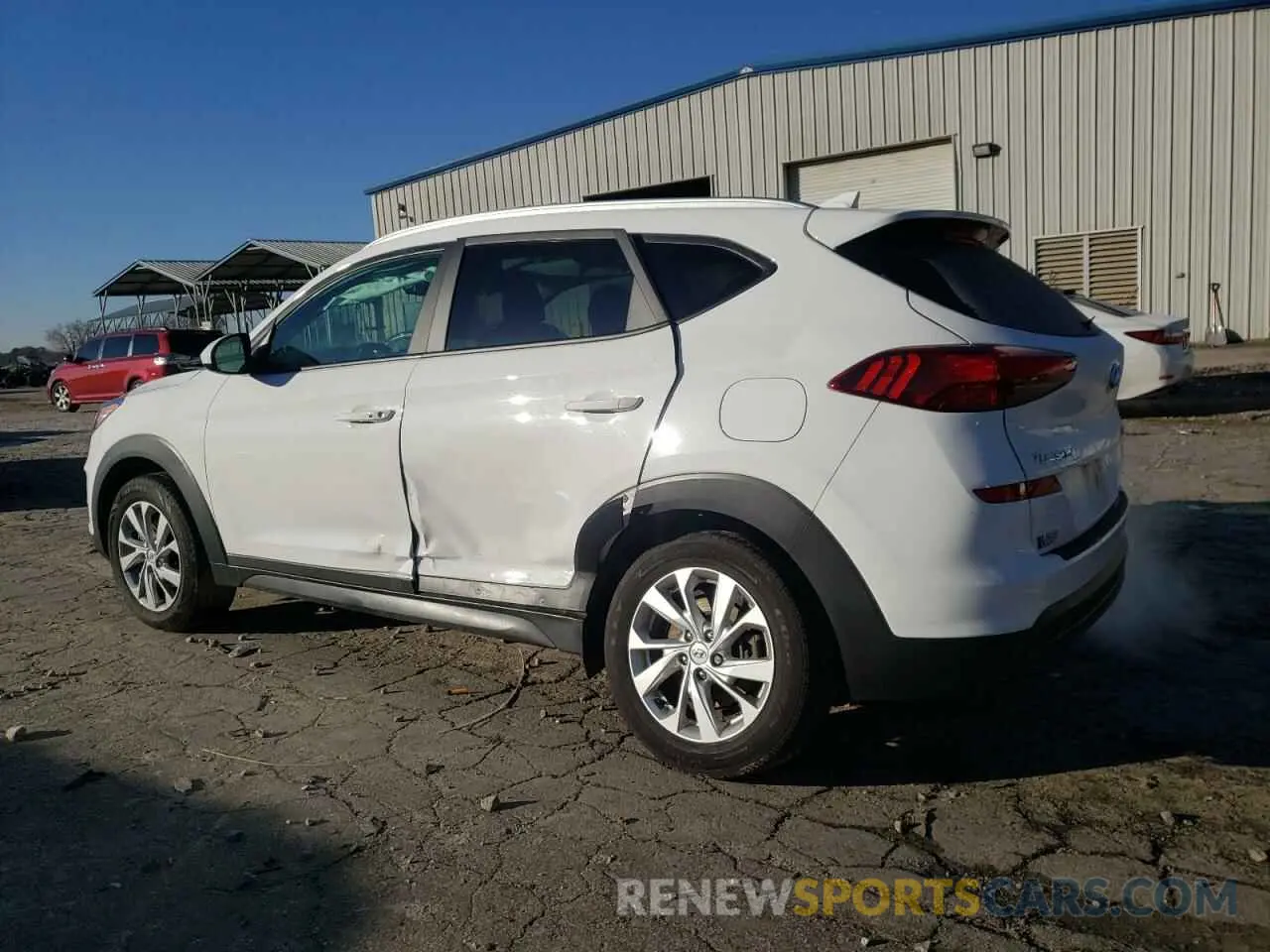 2 fotografías del automóvil dañado KM8J33A40LU227972 HYUNDAI TUCSON 2020