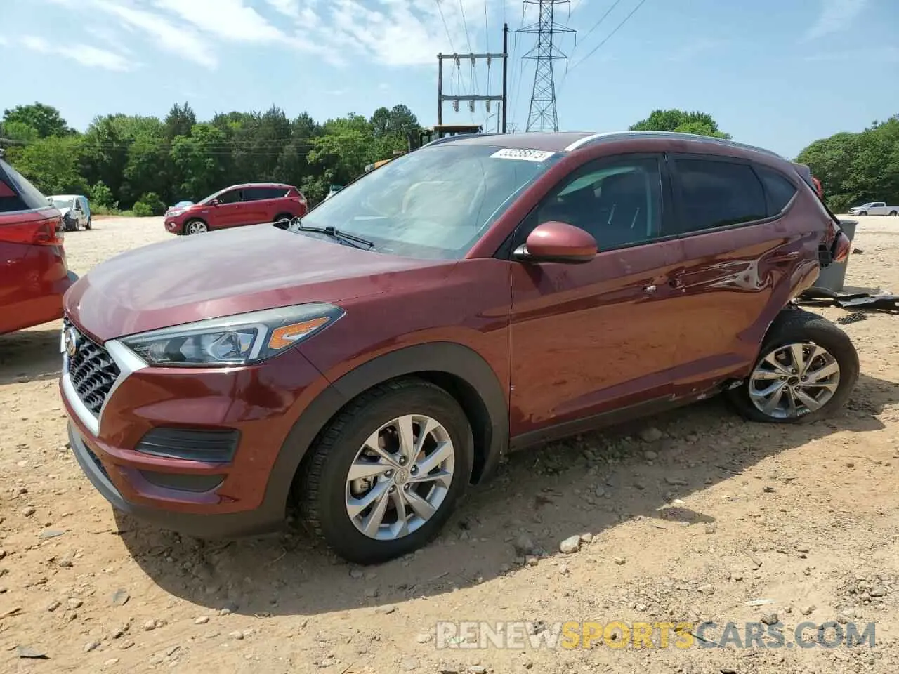 1 fotografías del automóvil dañado KM8J33A41LU085406 HYUNDAI TUCSON 2020