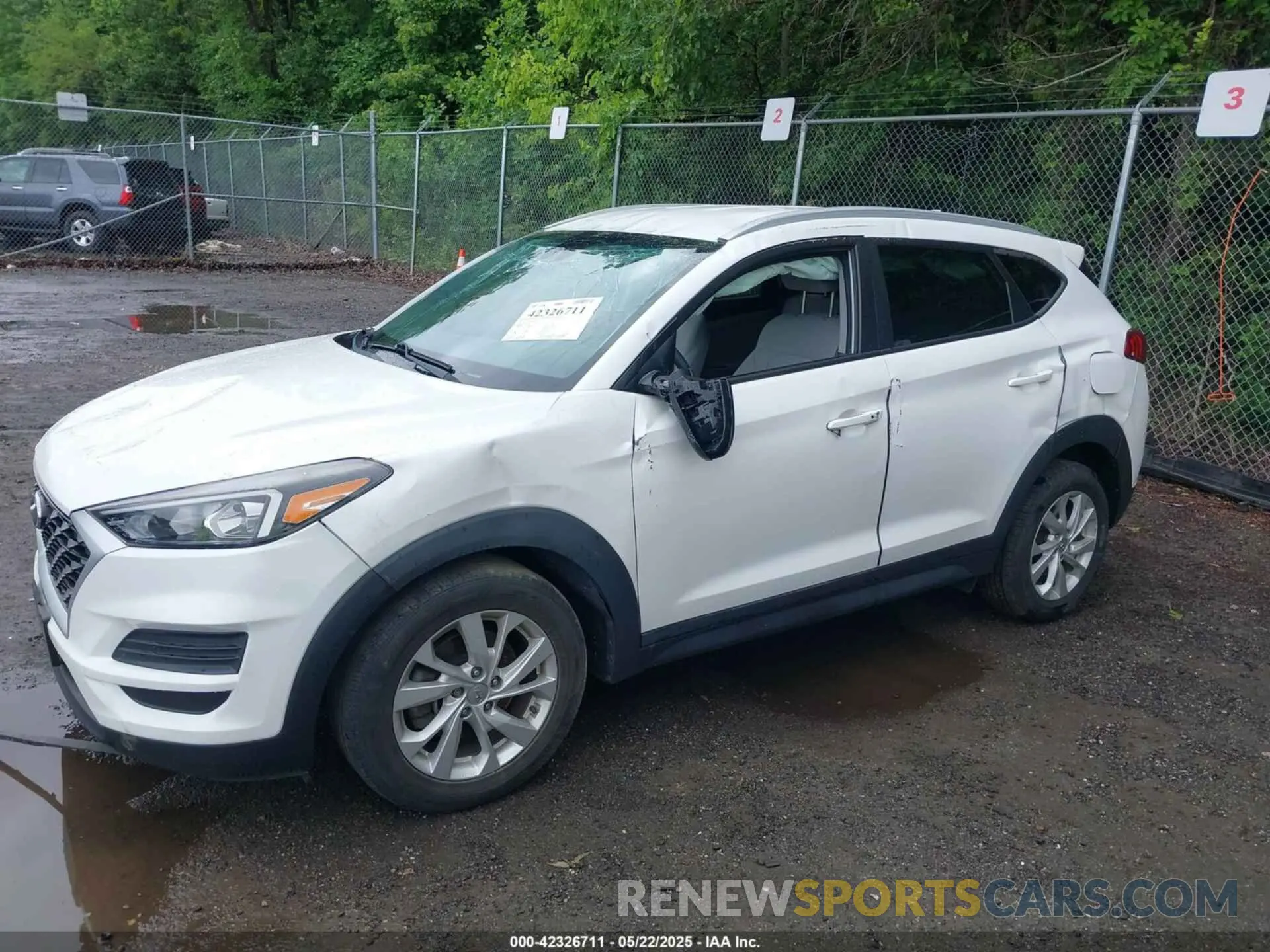 14 fotografías del automóvil dañado KM8J33A41LU161061 HYUNDAI TUCSON 2020