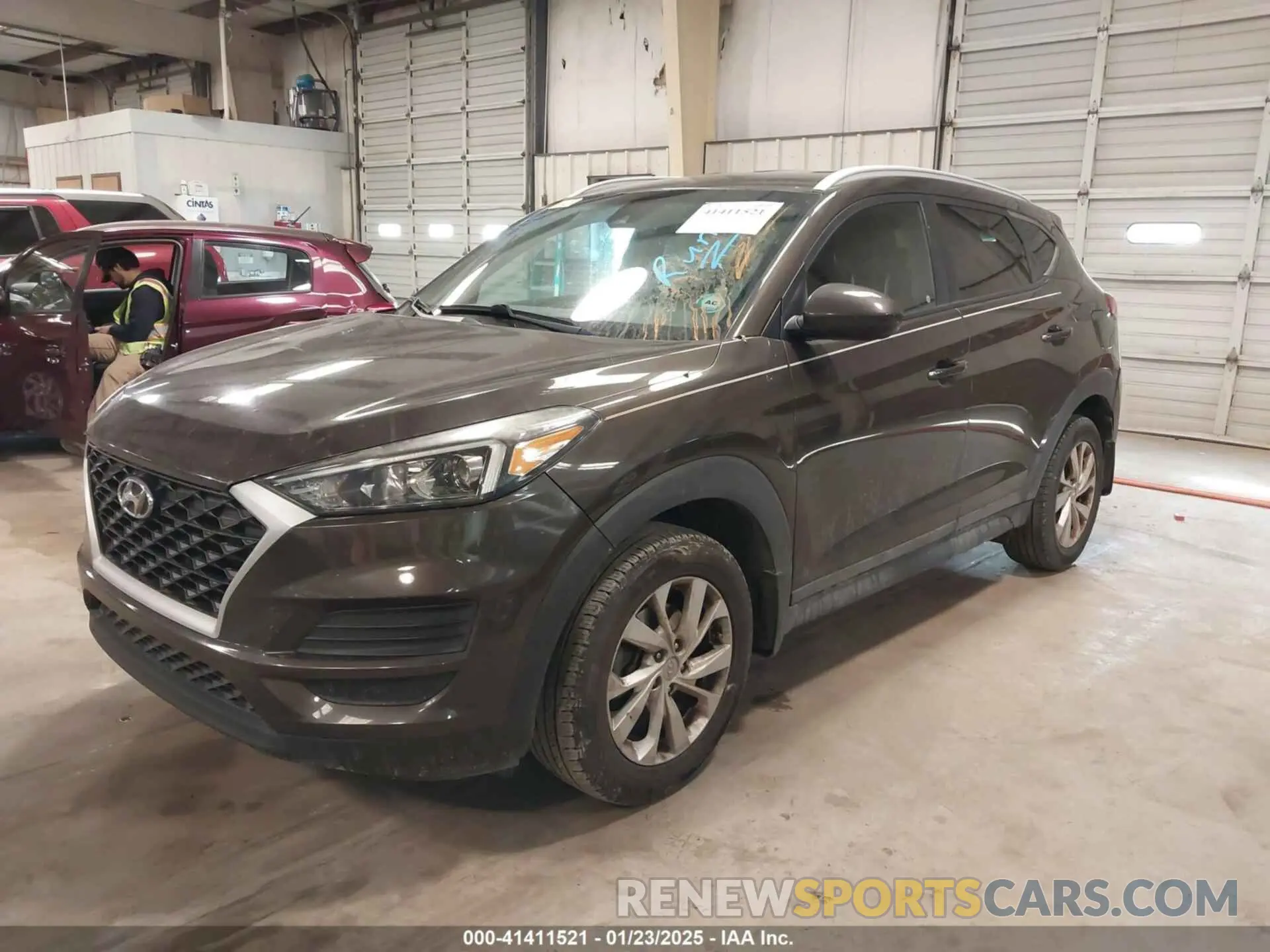 2 fotografías del automóvil dañado KM8J33A42LU089500 HYUNDAI TUCSON 2020