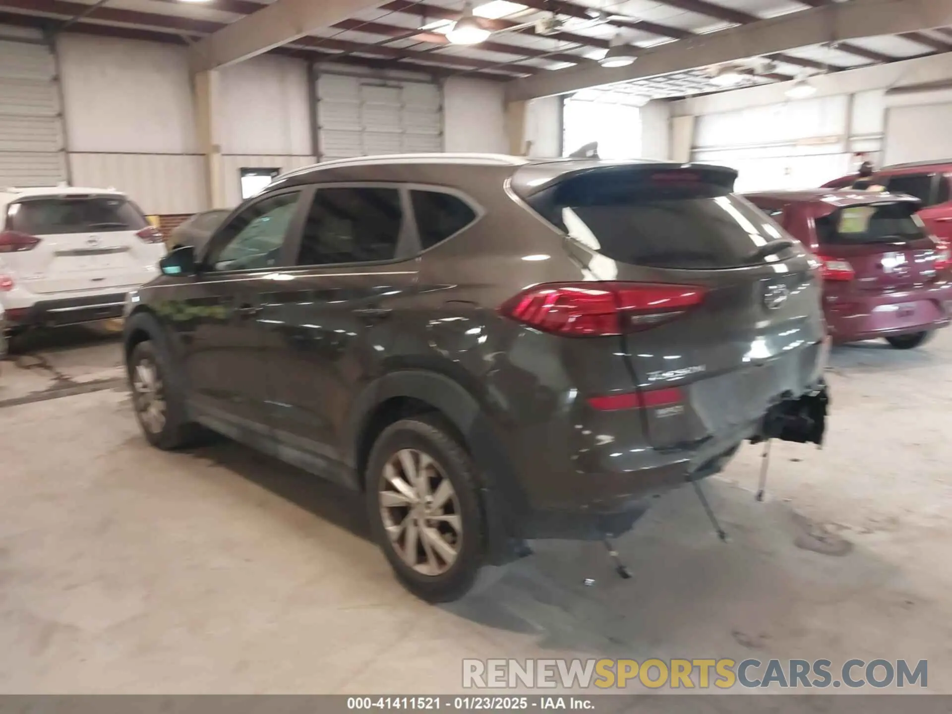 3 fotografías del automóvil dañado KM8J33A42LU089500 HYUNDAI TUCSON 2020