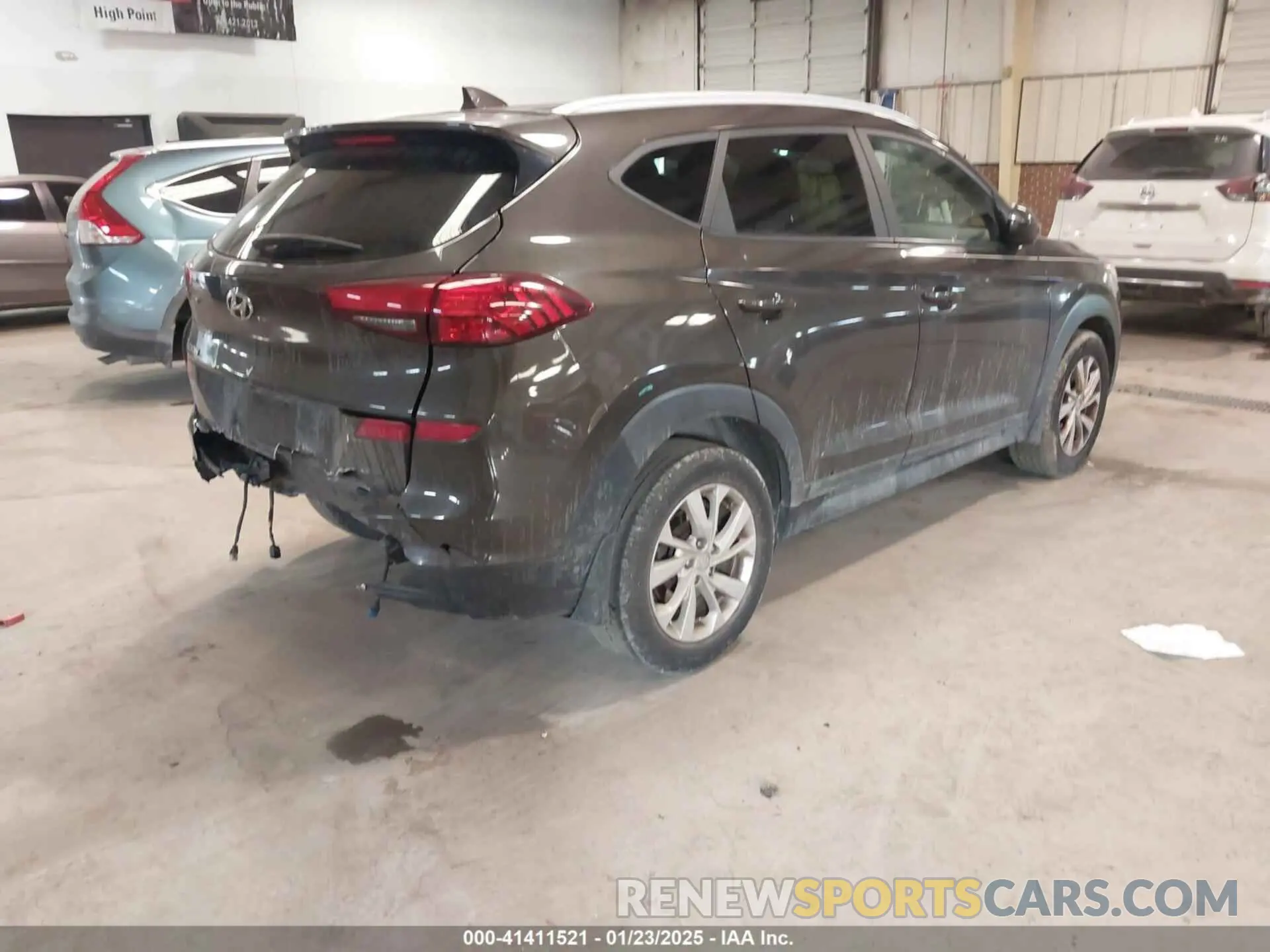 4 fotografías del automóvil dañado KM8J33A42LU089500 HYUNDAI TUCSON 2020