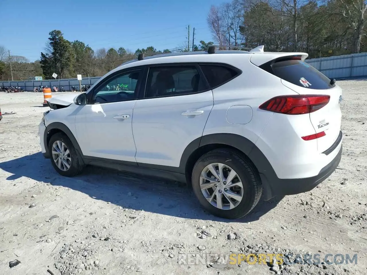 2 fotografías del automóvil dañado KM8J33A42LU142177 HYUNDAI TUCSON 2020