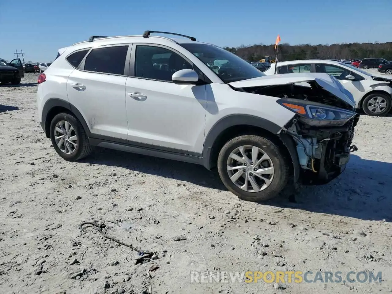 4 fotografías del automóvil dañado KM8J33A42LU142177 HYUNDAI TUCSON 2020