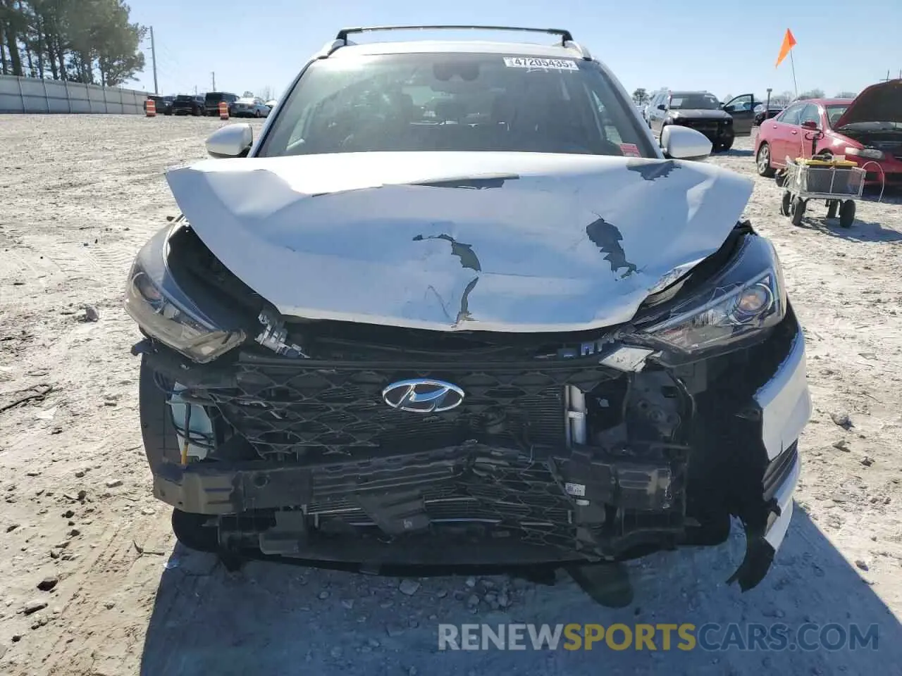 5 fotografías del automóvil dañado KM8J33A42LU142177 HYUNDAI TUCSON 2020