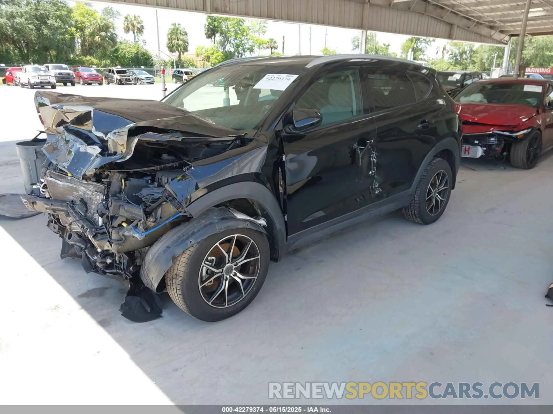 2 fotografías del automóvil dañado KM8J33A42LU240867 HYUNDAI TUCSON 2020
