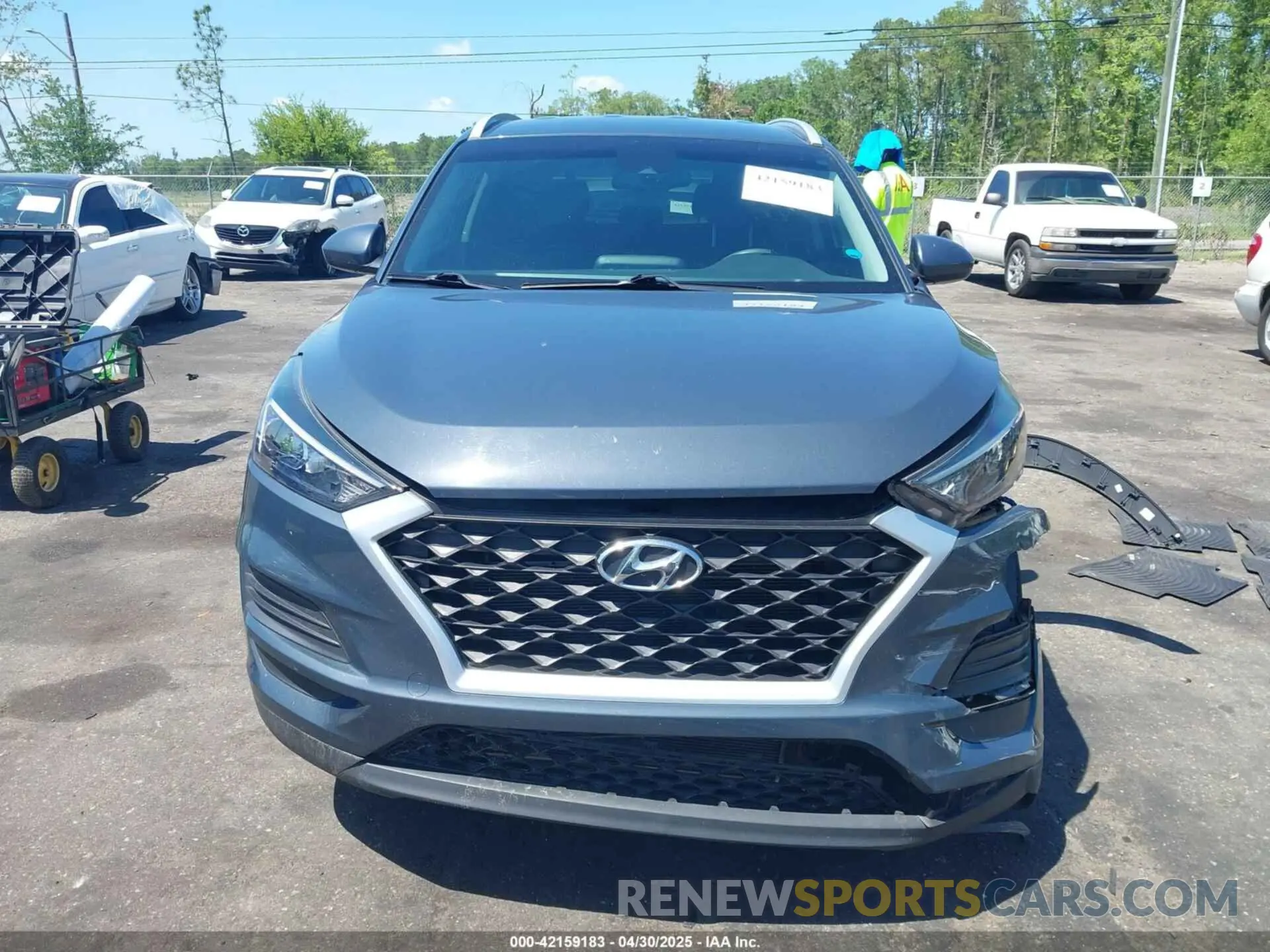 12 fotografías del automóvil dañado KM8J33A44LU192708 HYUNDAI TUCSON 2020