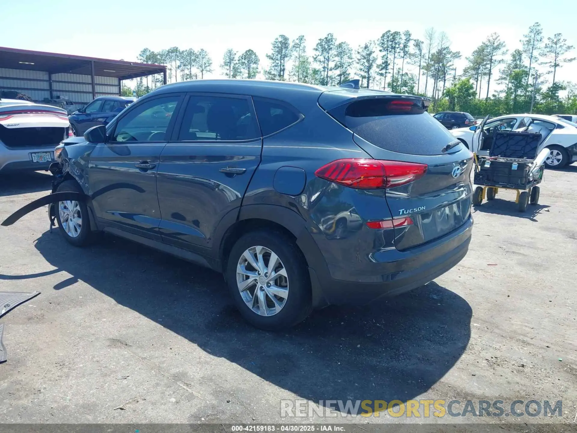 3 fotografías del automóvil dañado KM8J33A44LU192708 HYUNDAI TUCSON 2020
