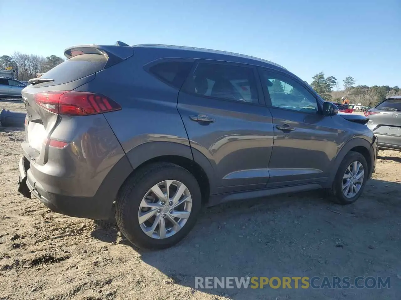 3 fotografías del automóvil dañado KM8J33A45LU157725 HYUNDAI TUCSON 2020
