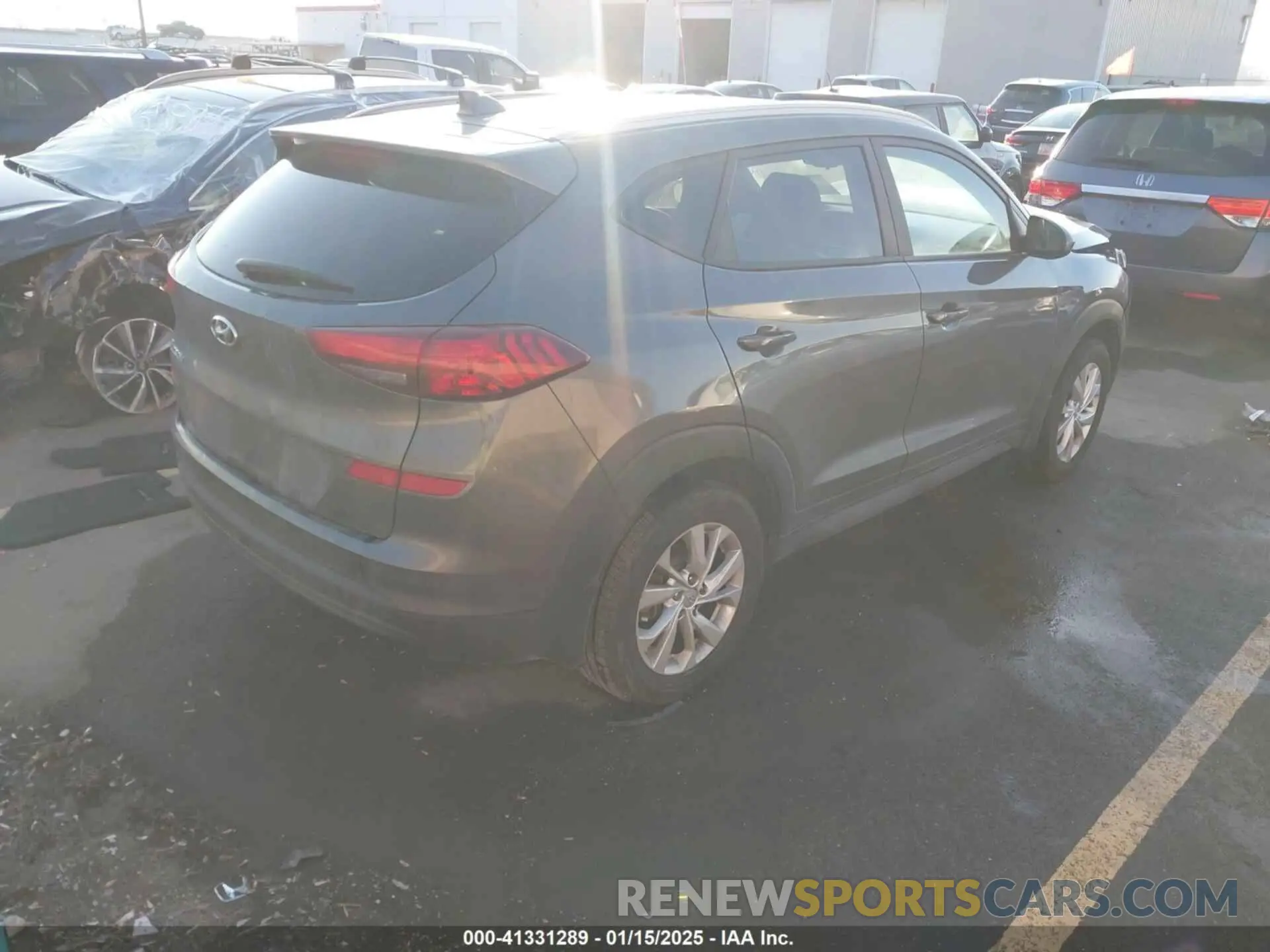 4 fotografías del automóvil dañado KM8J33A46LU160018 HYUNDAI TUCSON 2020