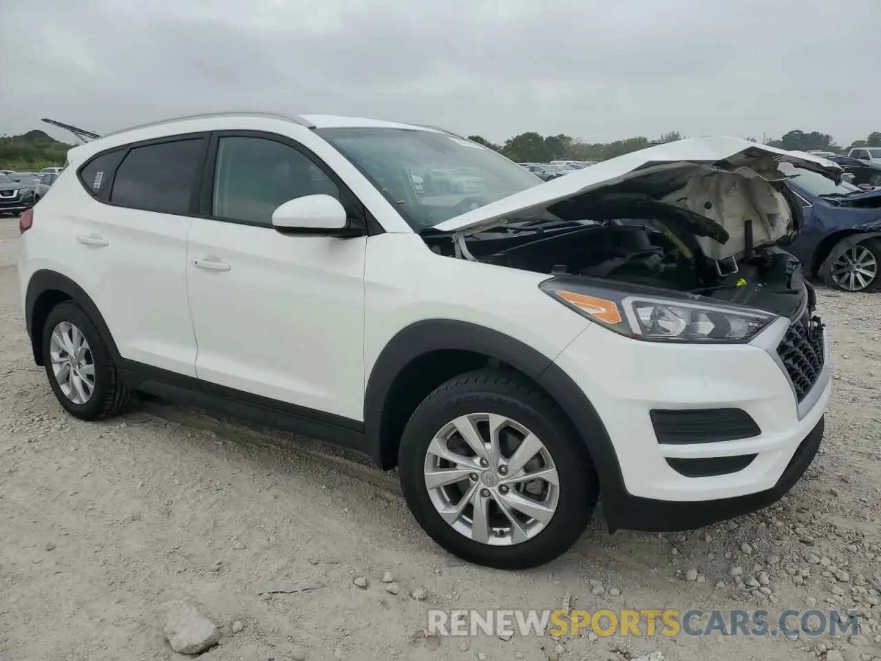 4 fotografías del automóvil dañado KM8J33A47LU272312 HYUNDAI TUCSON 2020