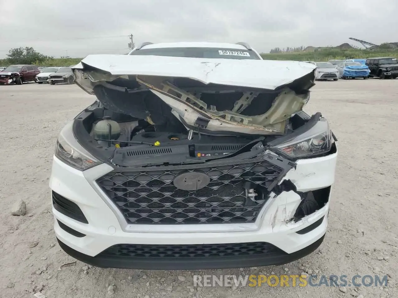 5 fotografías del automóvil dañado KM8J33A47LU272312 HYUNDAI TUCSON 2020