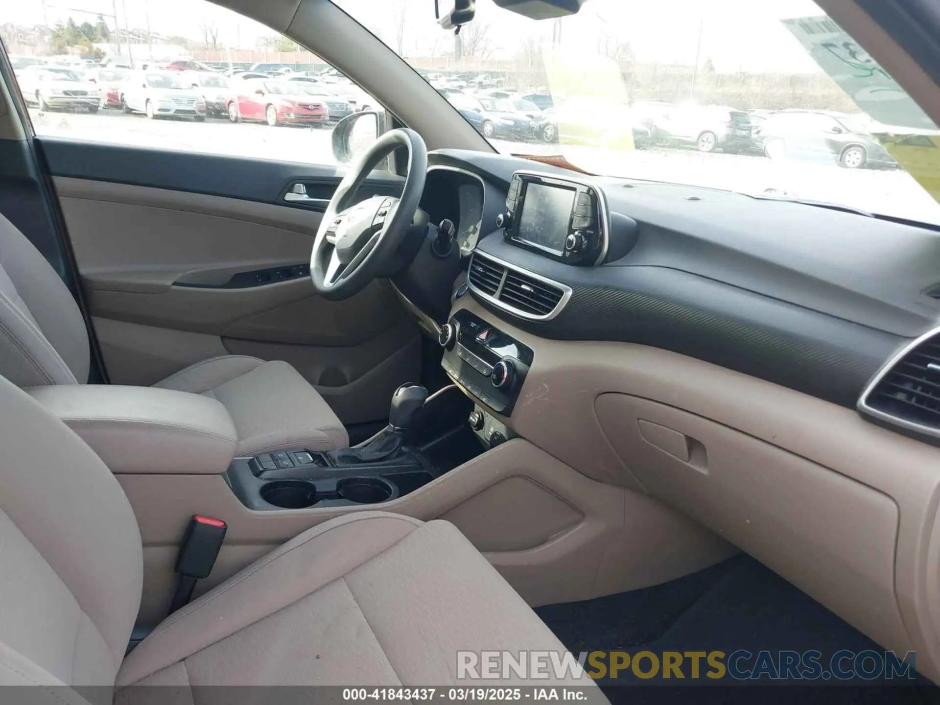 5 fotografías del automóvil dañado KM8J33A48LU097116 HYUNDAI TUCSON 2020