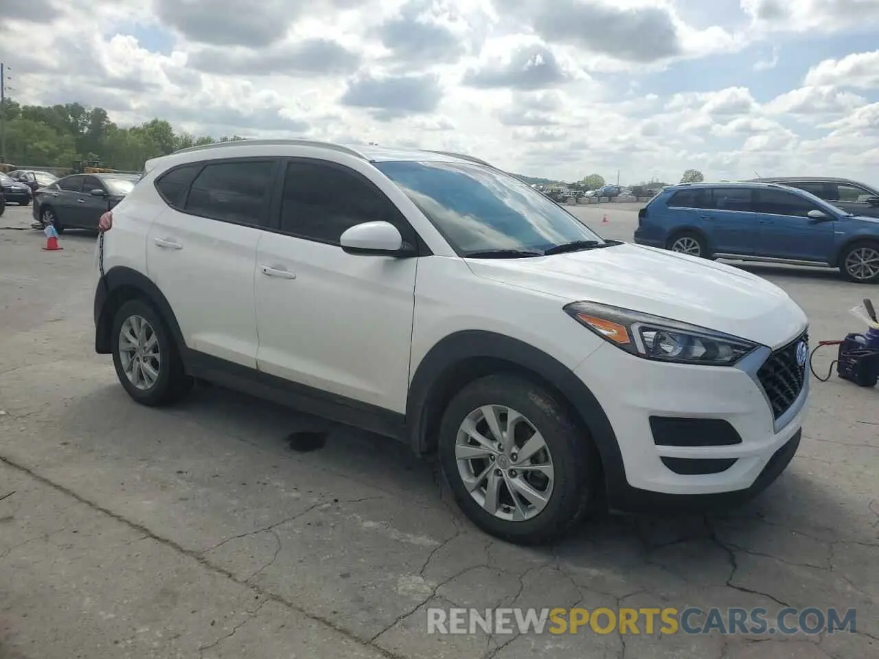 4 fotografías del automóvil dañado KM8J33A48LU134682 HYUNDAI TUCSON 2020
