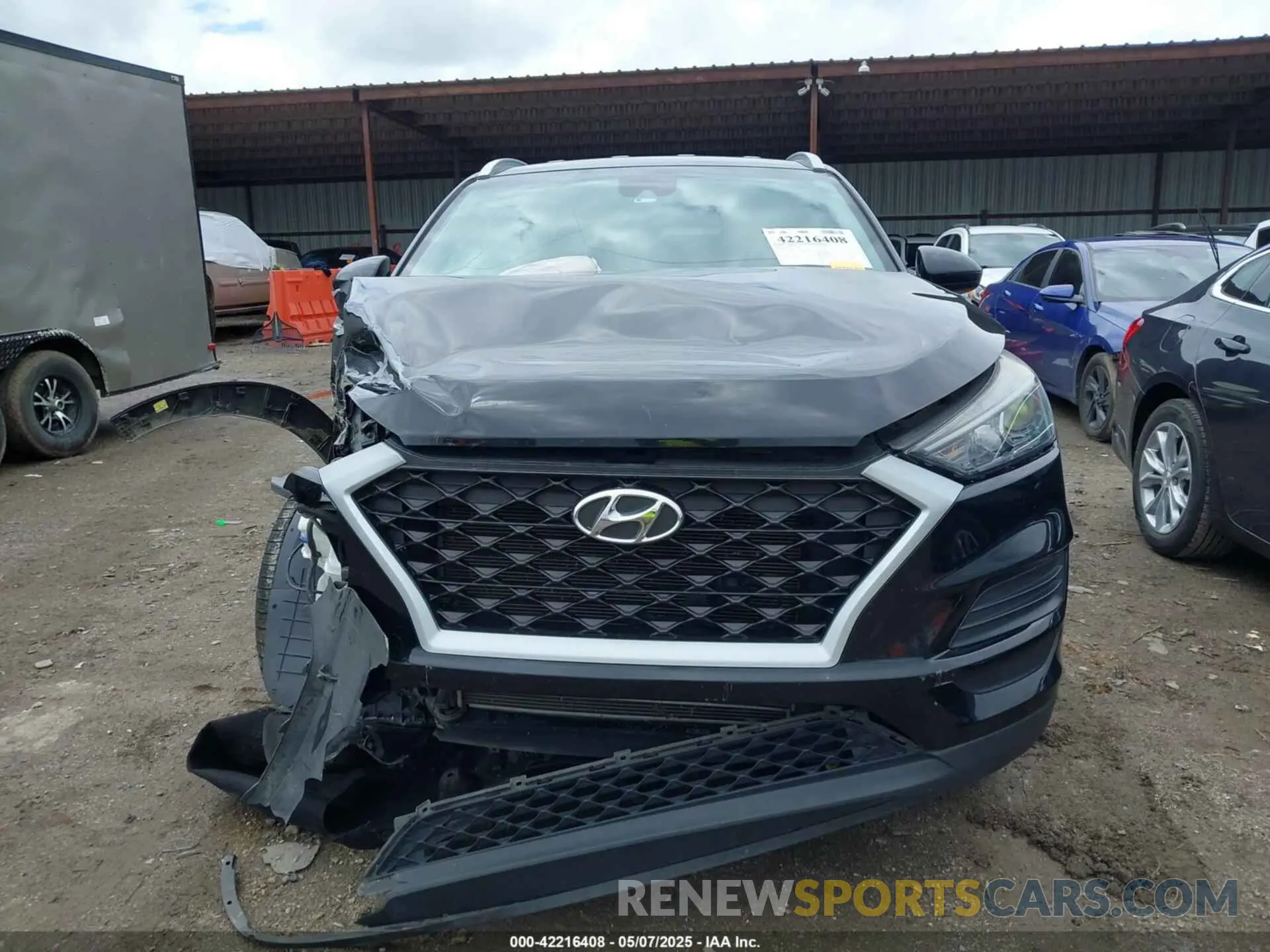 13 fotografías del automóvil dañado KM8J33A48LU137047 HYUNDAI TUCSON 2020