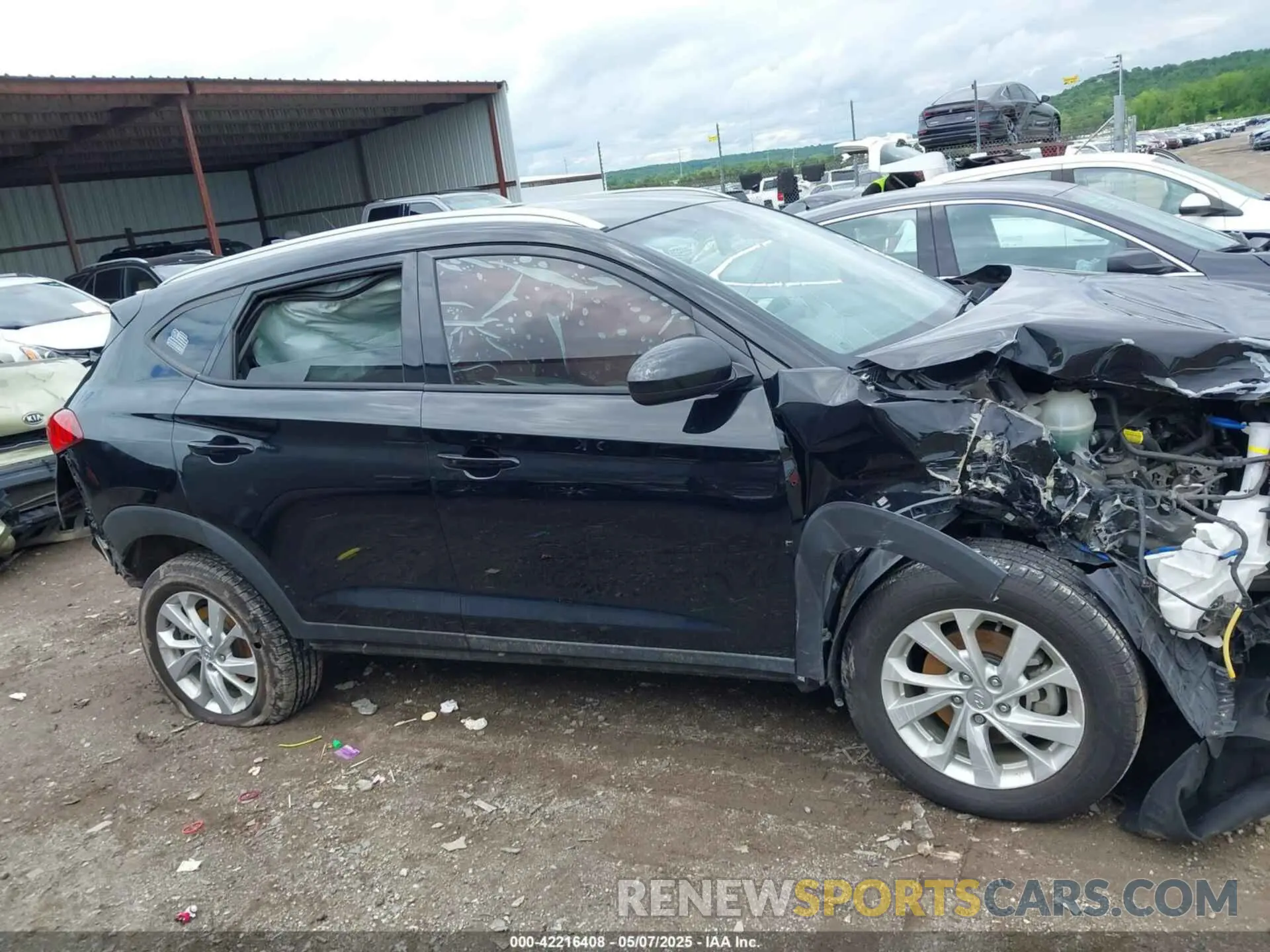 14 fotografías del automóvil dañado KM8J33A48LU137047 HYUNDAI TUCSON 2020