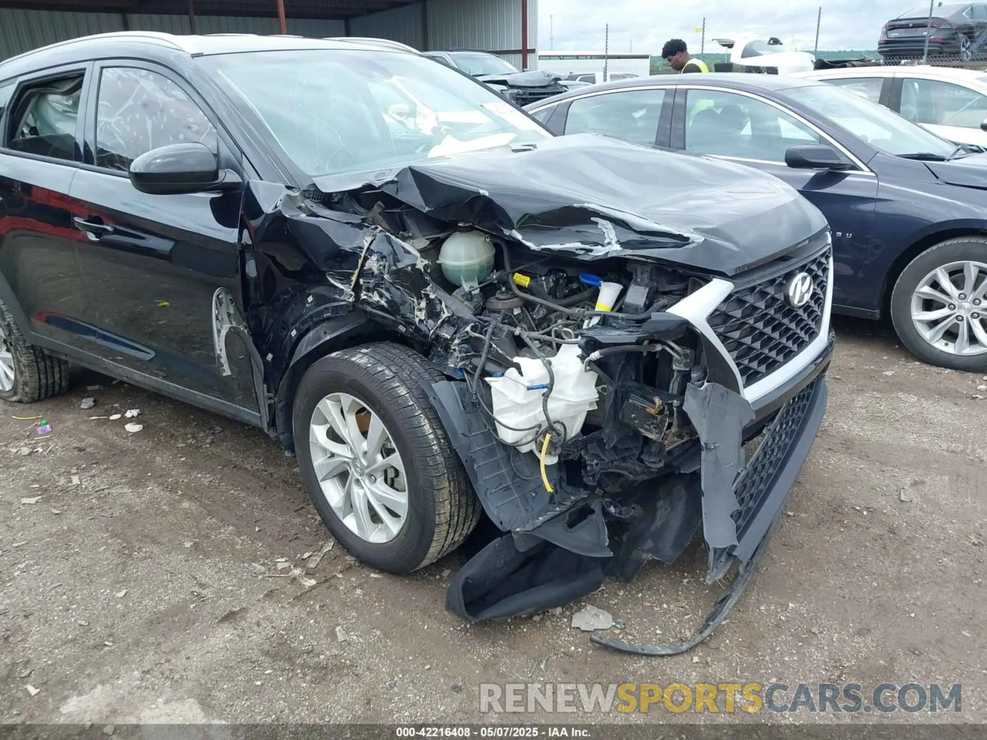 6 fotografías del automóvil dañado KM8J33A48LU137047 HYUNDAI TUCSON 2020