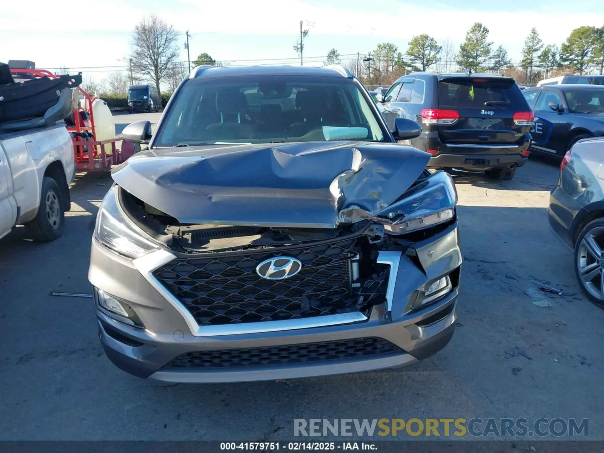 11 fotografías del automóvil dañado KM8J33AL0LU131721 HYUNDAI TUCSON 2020